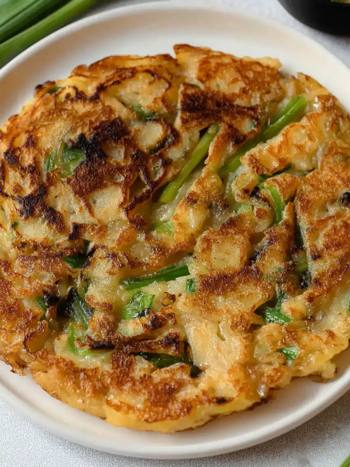 Crispy Korean Scallion Pancake Recipe You ll Love to Make 2 Korean Scallion Pancake