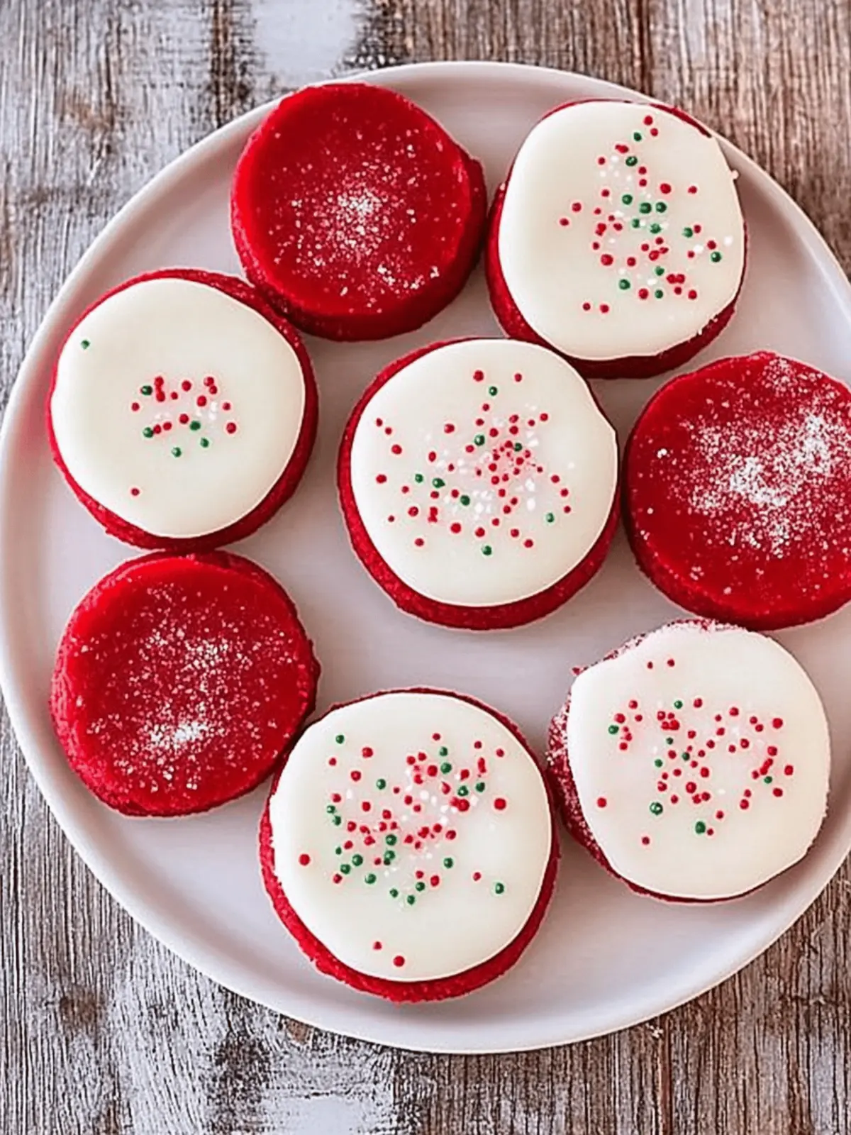 Irresistible Christmas Red Velvet Sugar Cookies Delight 2 Christmas Red Velvet Sugar Cookies