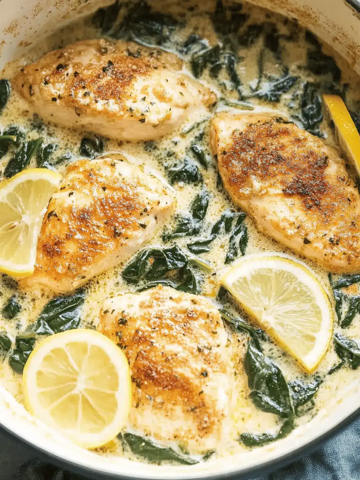 Lemon Spinach Parmesan Chicken That'll Elevate Your Dinner 3 Lemon Spinach Parmesan Chicken
