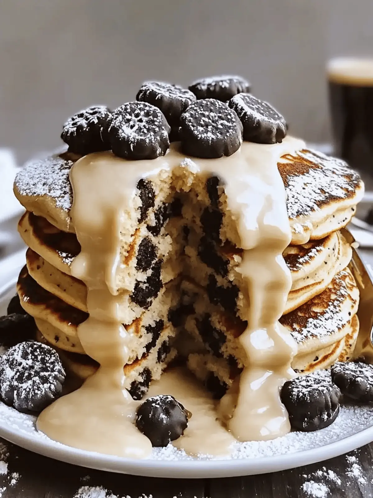 Milk n Cookies Pancakes for a Sweet Breakfast Escape 2 Milk n Cookies Pancakes