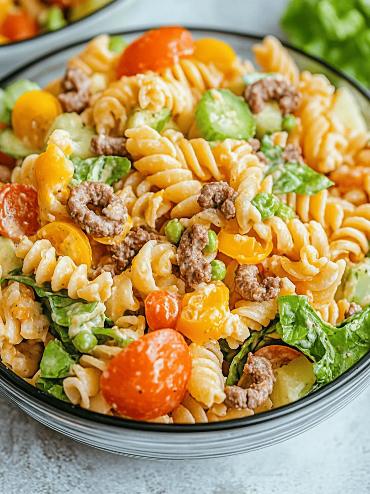 Big Mac Pasta Salad: Your New Favorite Comfort Food 3 Big Mac Pasta Salad