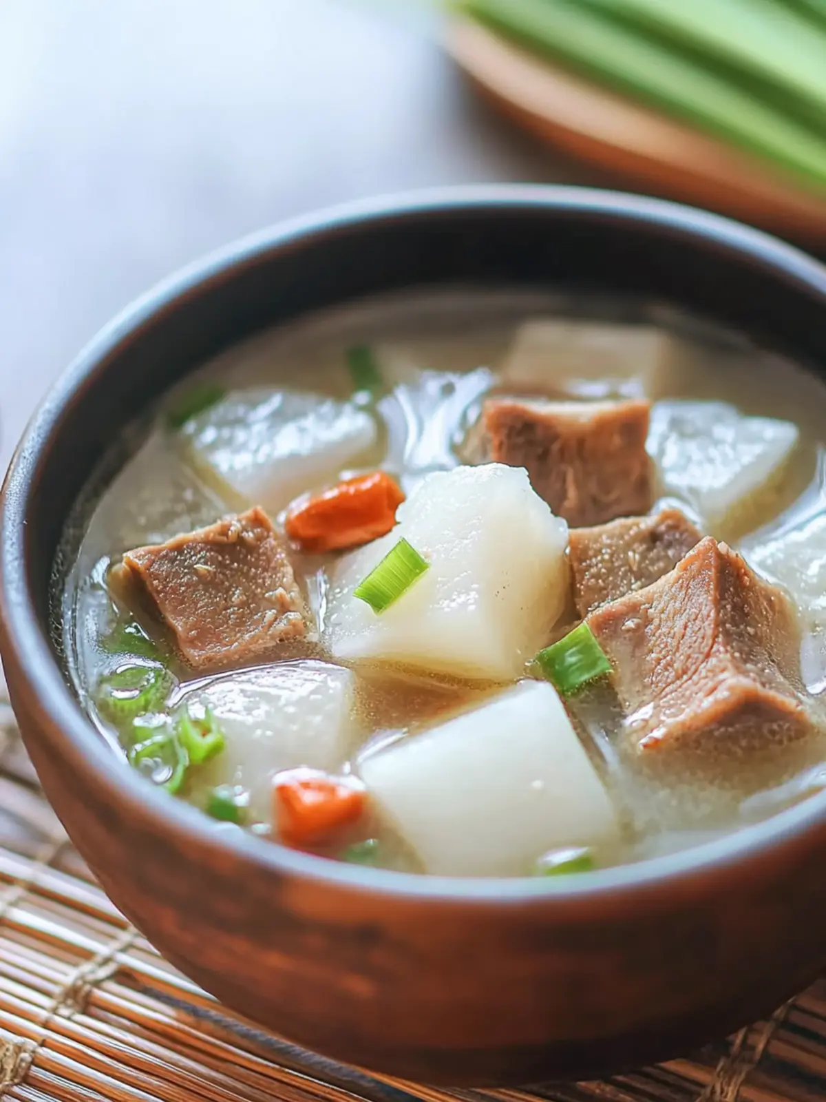Hearty Pork Rib Soup with Daikon for Cozy Nights at Home 4 Pork Rib Soup with Daikon