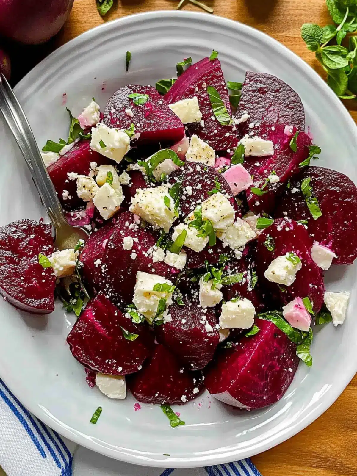 Savory Greek Beet Salad: A Bold Twist on Fresh Flavors 2 Greek Beet Salad