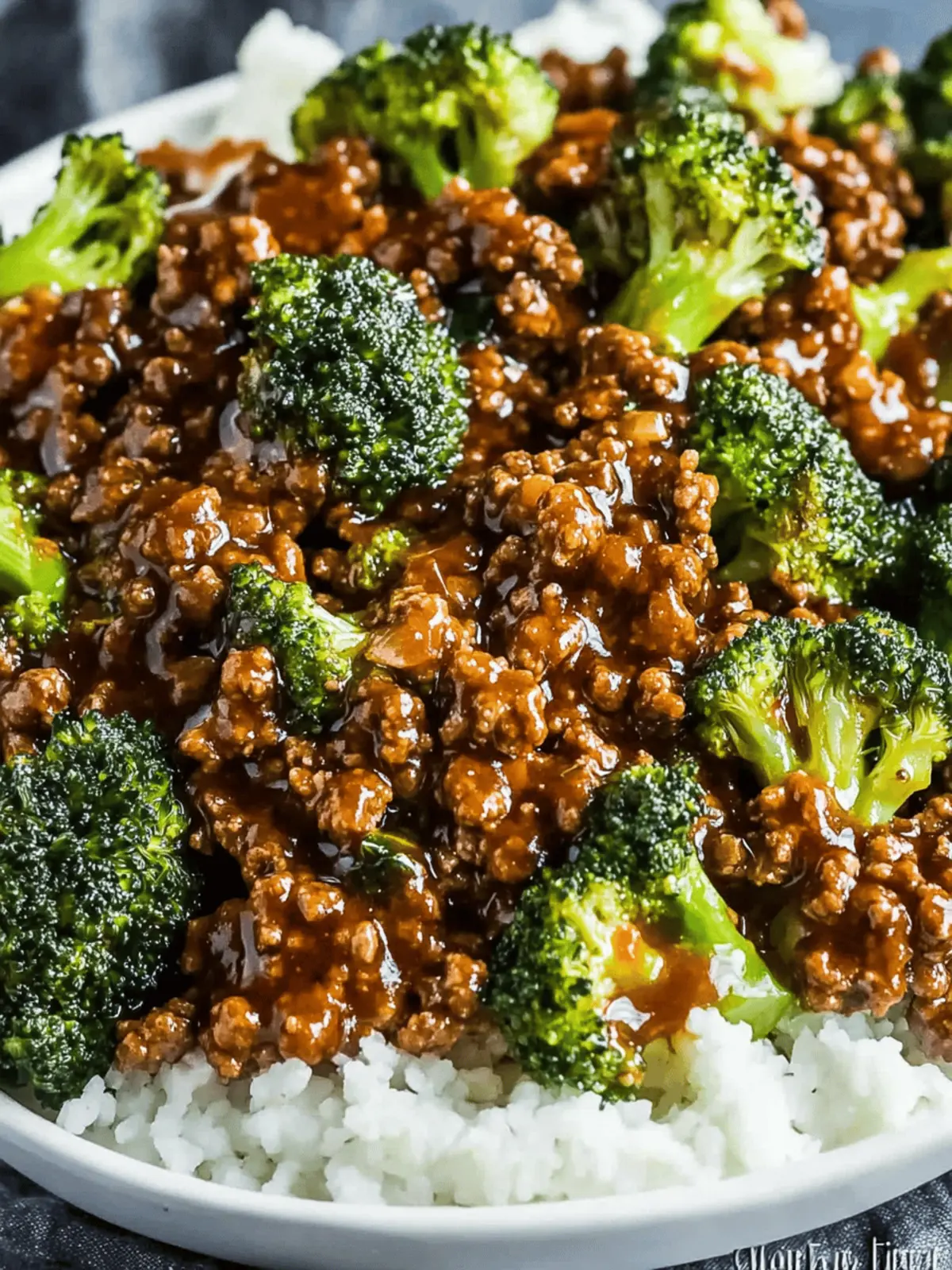 Honey Garlic Ground Beef and Broccoli in 30 Minutes Flat 2 Honey Garlic Ground Beef and Broccoli