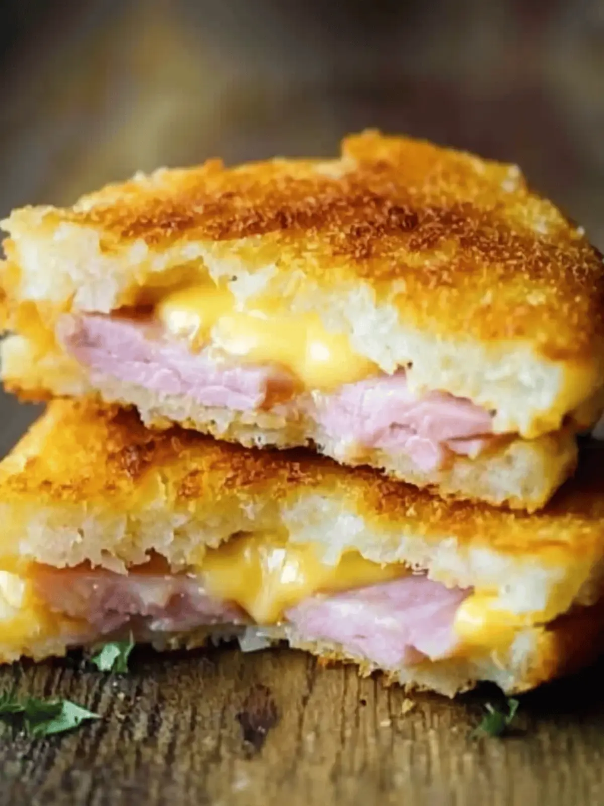 Fried Ham and Cheese Sandwiches That Are Keto and Crispy Delights 4 Fried Ham and Cheese Sandwiches