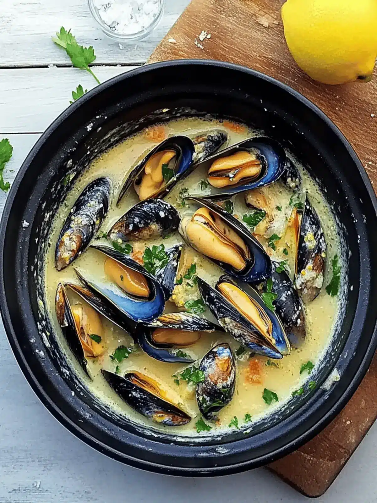 Mussels In Lemon Garlic-Butter Sauce: A Creamy Delight at Home 3 Mussels In Lemon Garlic-Butter Sauce