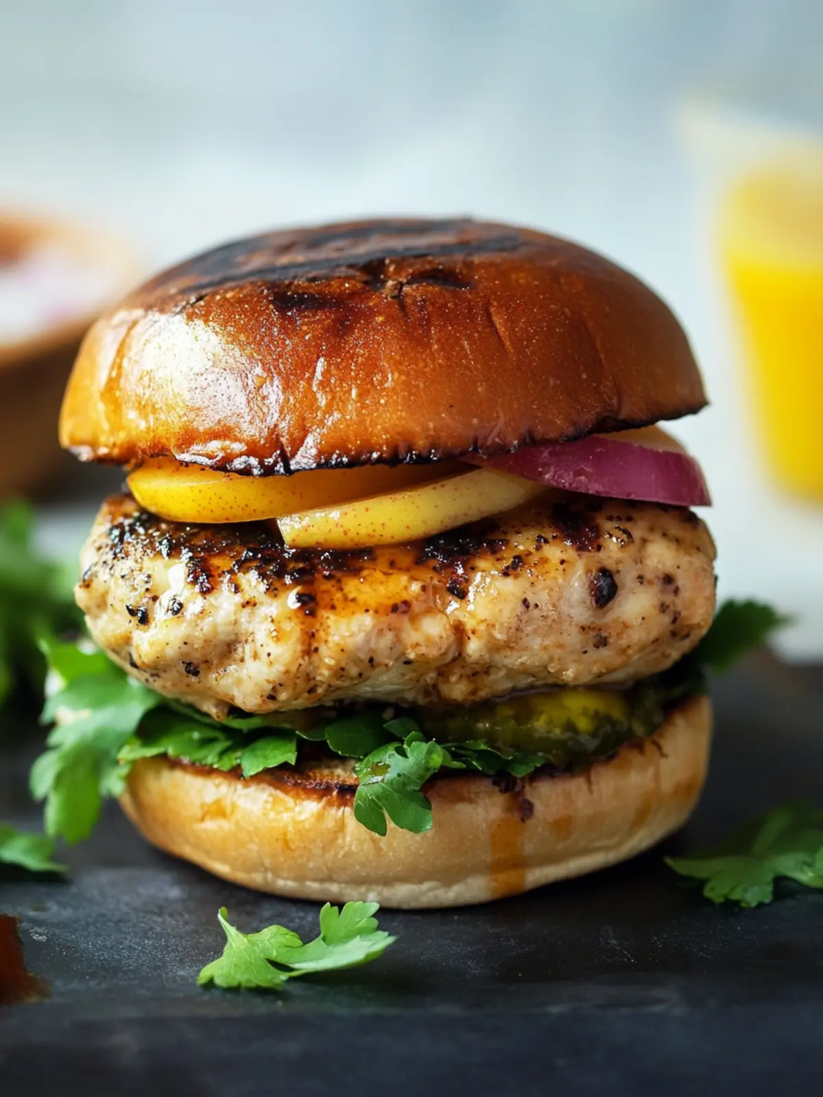 Maple Mustard Apple Chicken Burgers Your New Favorite Meal 3 Maple Mustard Apple Chicken Burgers