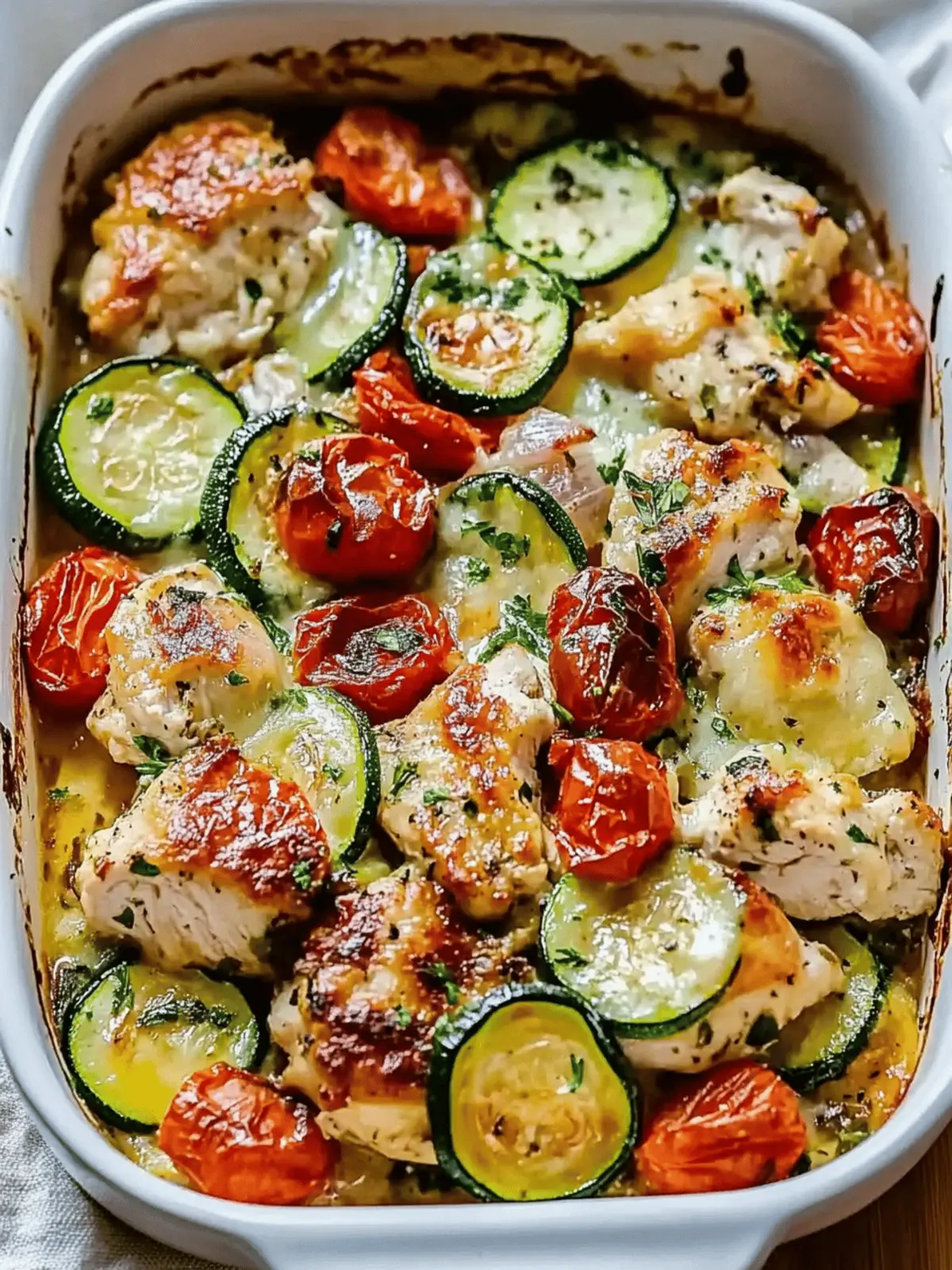 Mediterranean Chicken Zucchini Bake: Healthy Dinner Bliss 3 Mediterranean Chicken Zucchini Bake