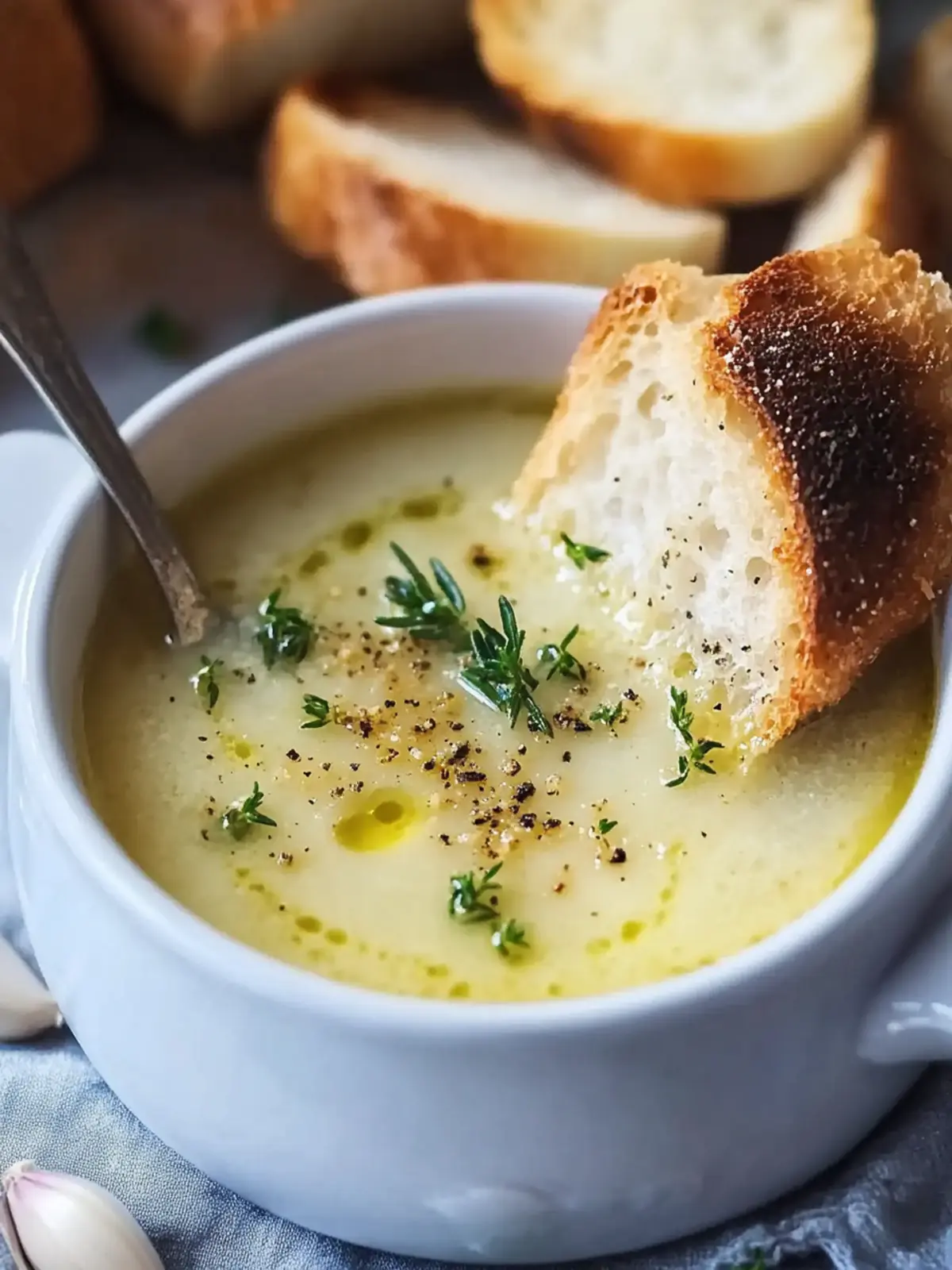 Savor the Comfort of Country French Style Garlic Soup 3 Country French Style Garlic Soup