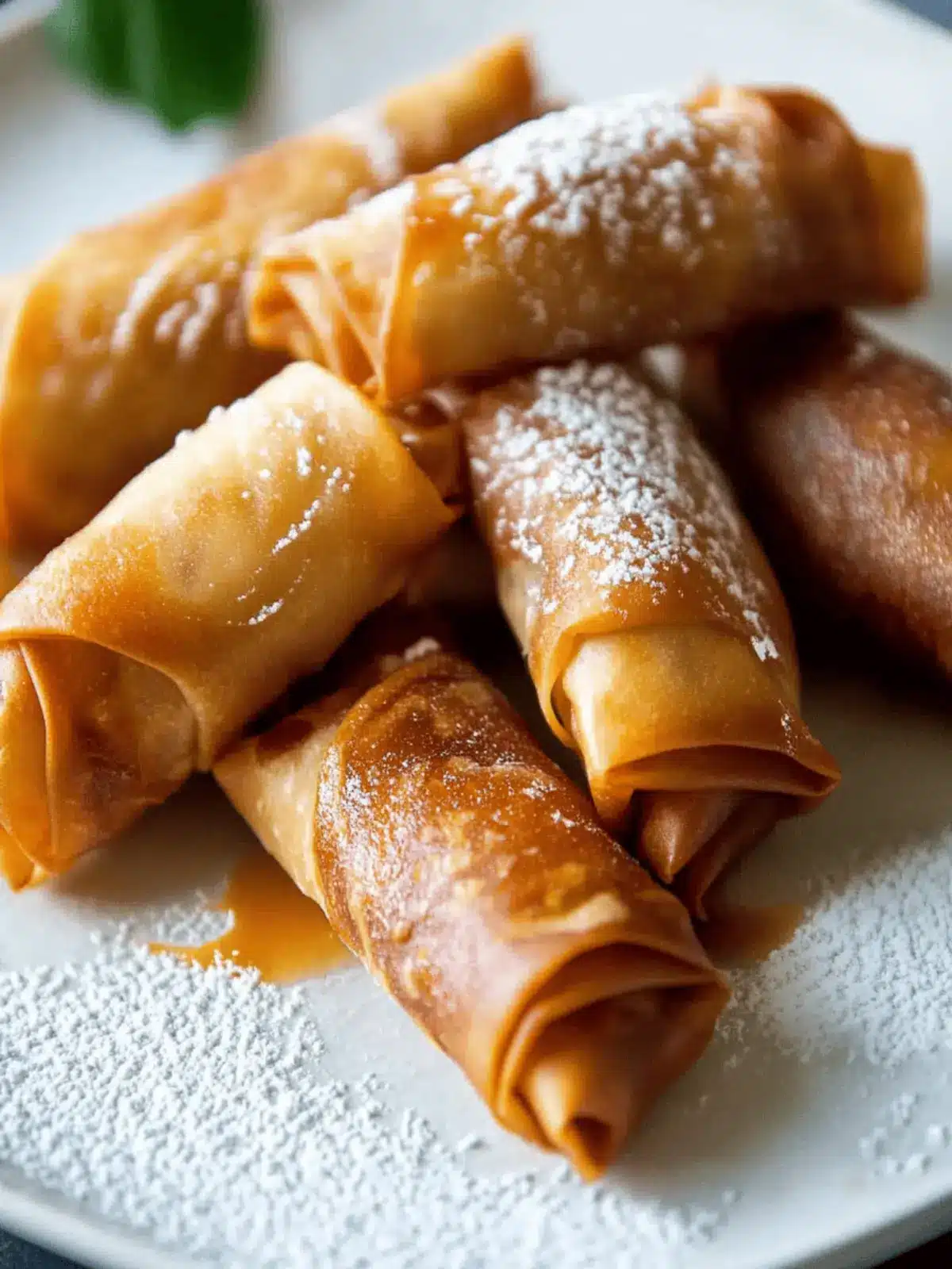 Crispy Apple Pie Spring Rolls for Sweet Comfort Bliss 4 Apple Pie Spring Rolls