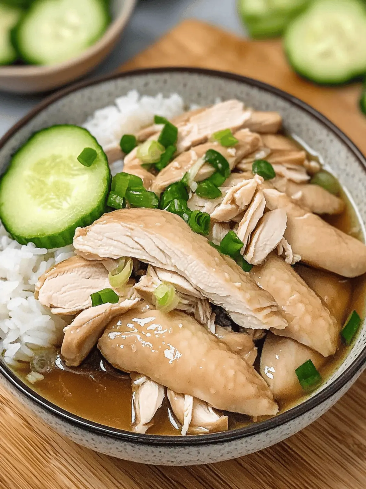 Flavor-Packed Poached Chicken with Ginger Scallion Sauce 2 Poached Chicken with Ginger Scallion Sauce