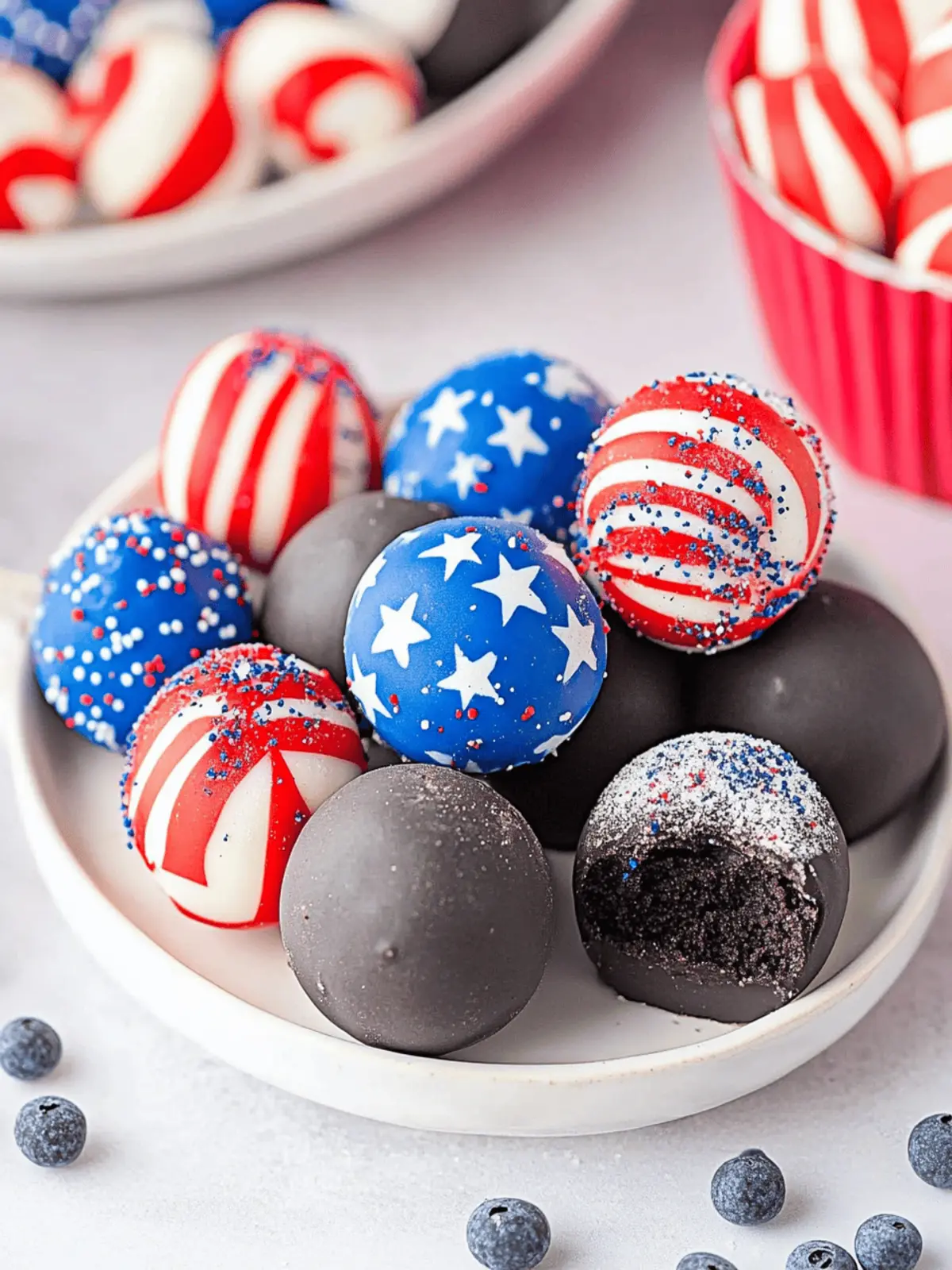 Festive Patriotic Oreo Truffles for Your Summer Celebrations 2 Patriotic Oreo Truffles