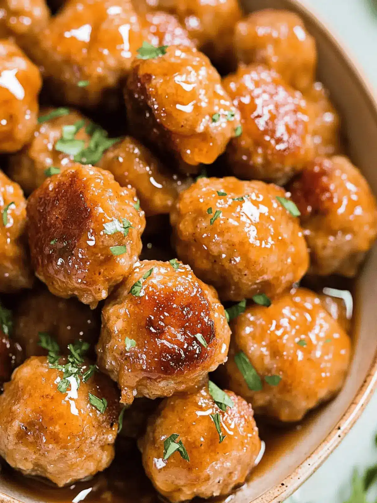 Delicious Ham Balls with Brown Sugar Glaze You'll Love 4 Ham Balls with Brown Sugar Glaze