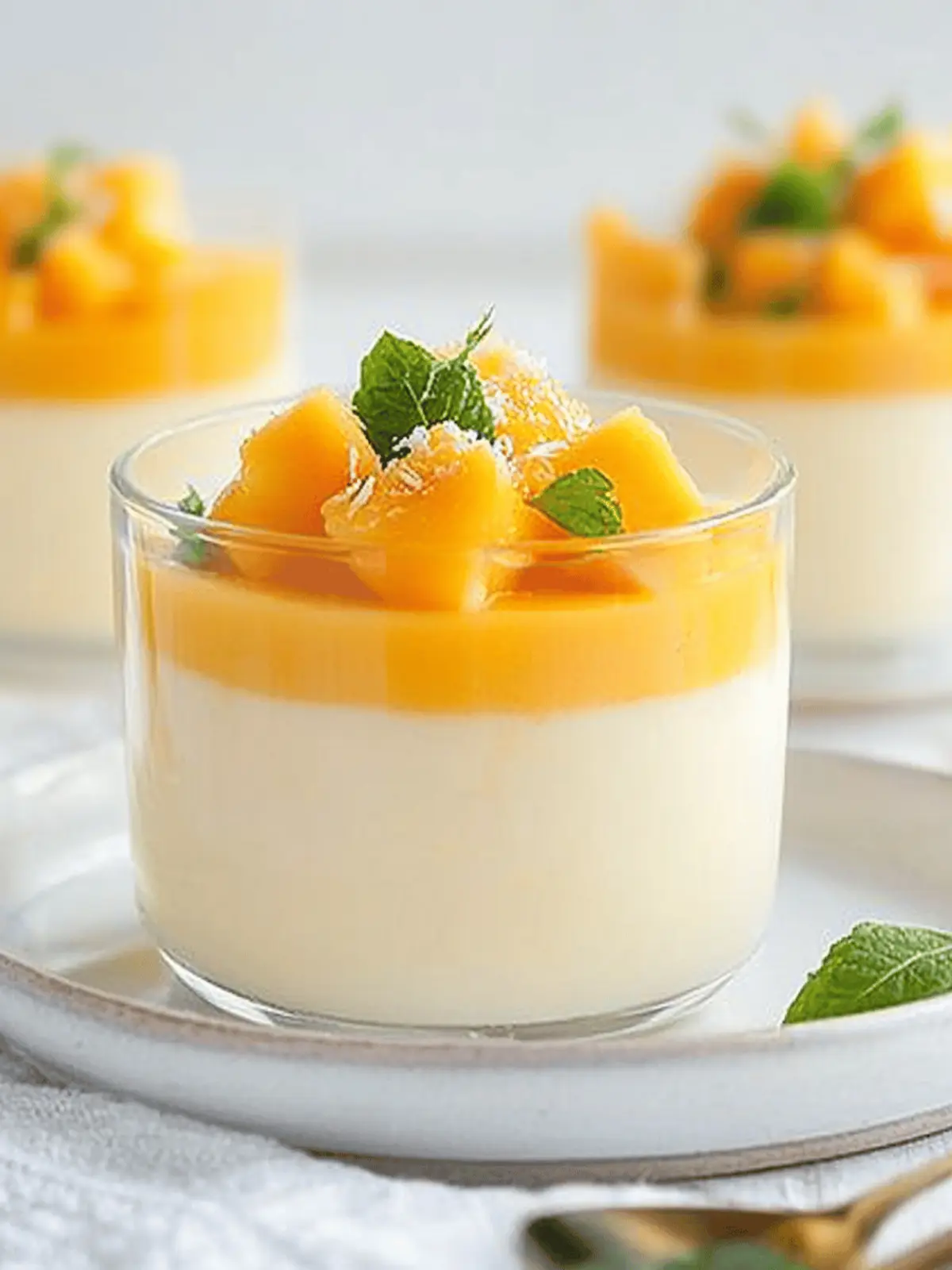 Irresistible Mango Coconut Panna Cotta You ll Adore 2 Mango Coconut Panna Cotta