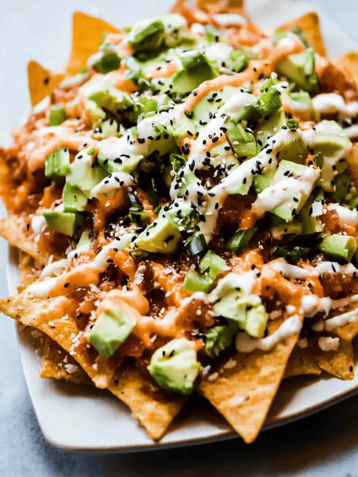 Spicy California Sushi Nachos for Your Next Game Night Surprise 3 Spicy California Sushi Nachos