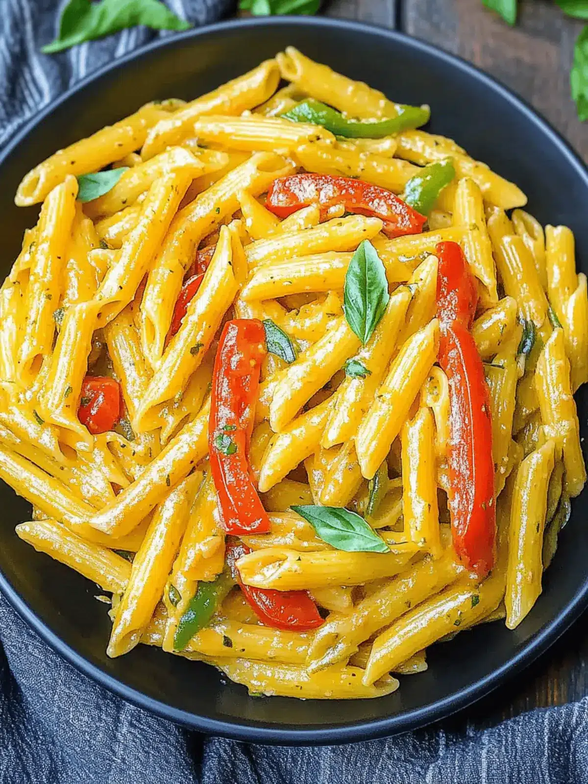 Creamy Vegan Rasta Pasta Packed with Flavorful Jerk Spice 2 Vegan Rasta Pasta