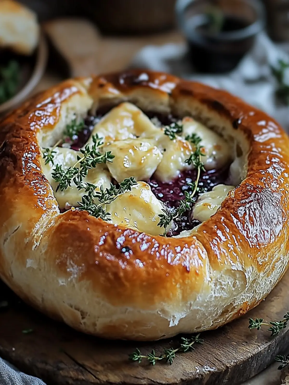 Baked Brie in Bread Bowl Recipe Your New Favorite Party Star! 4 Baked Brie in Bread Bowl