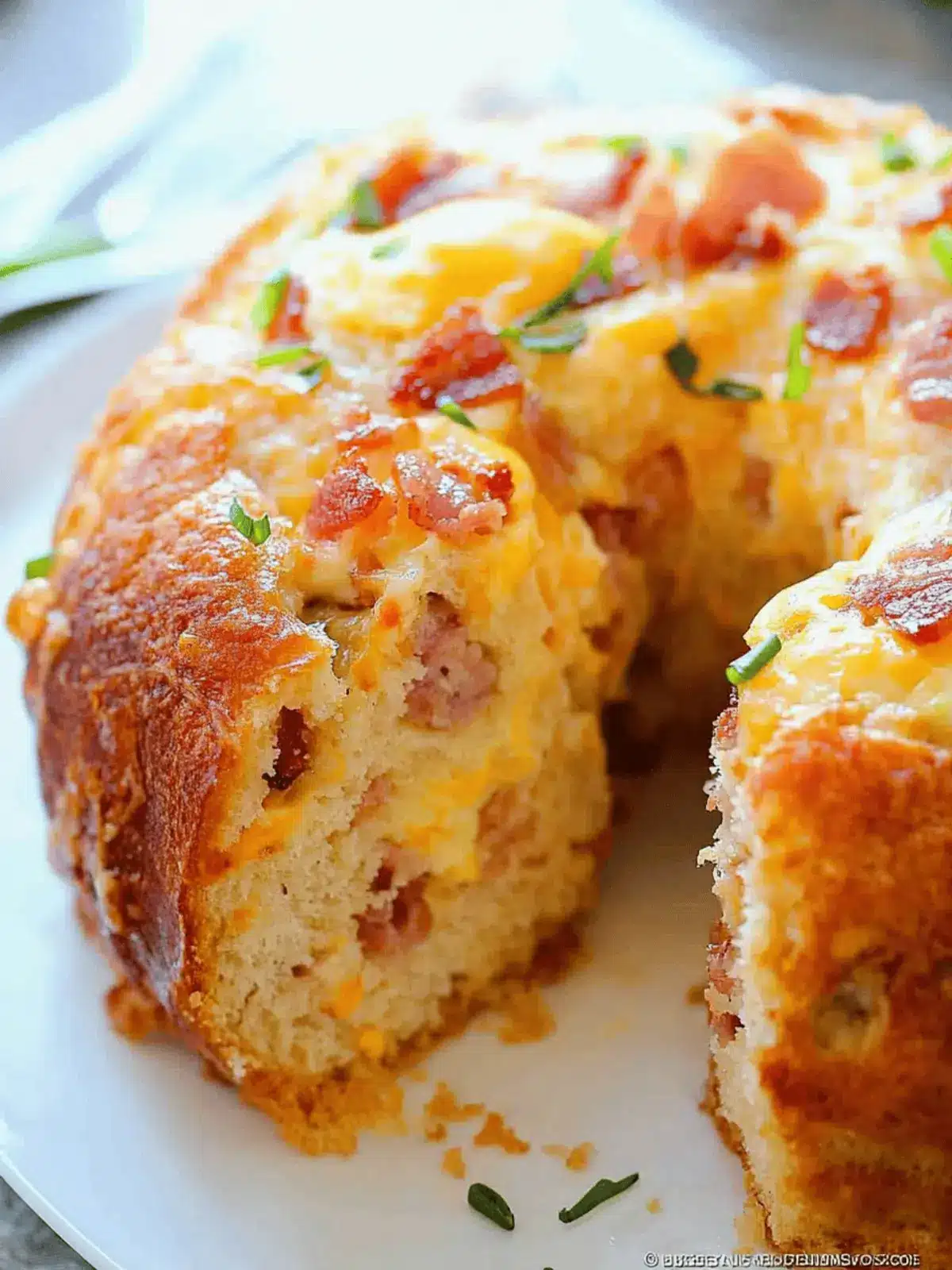 Savor the Morning with Bundt Pan Bacon Egg and Cheese Brunch Bread 4 Bundt Pan Bacon Egg and Cheese Brunch Bread