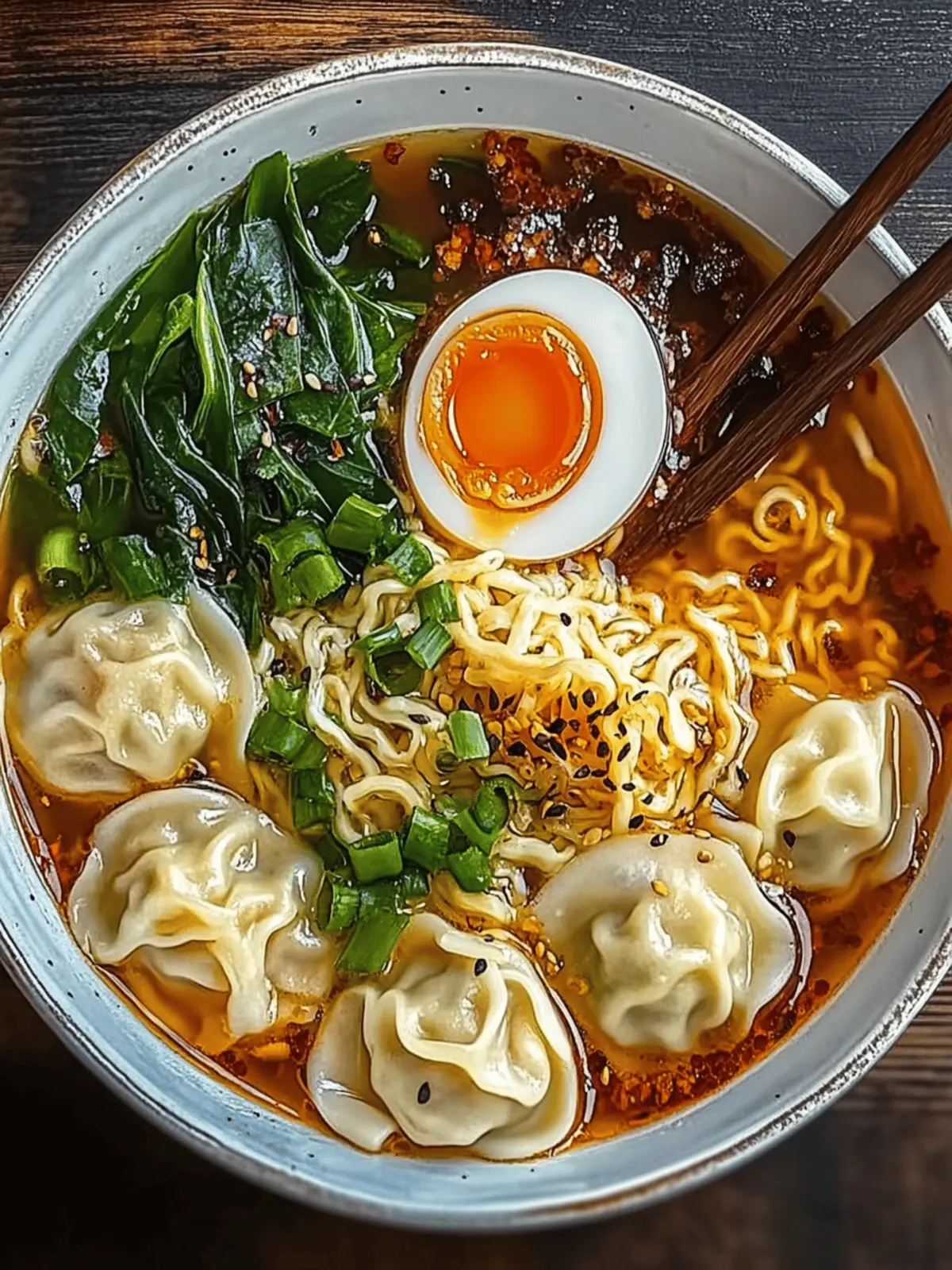 Elevate Dinner with a Cozy Dumpling Ramen Bowl Delight 3 Dumpling Ramen Bowl