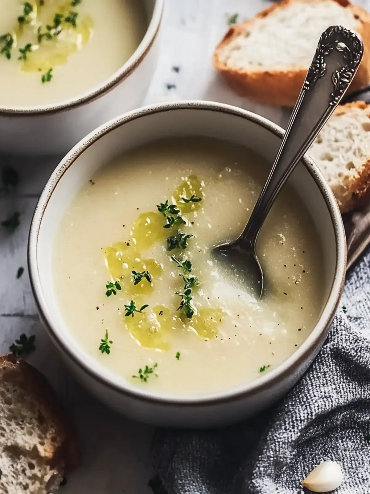 Savor the Comfort of Country French Style Garlic Soup 4 Country French Style Garlic Soup