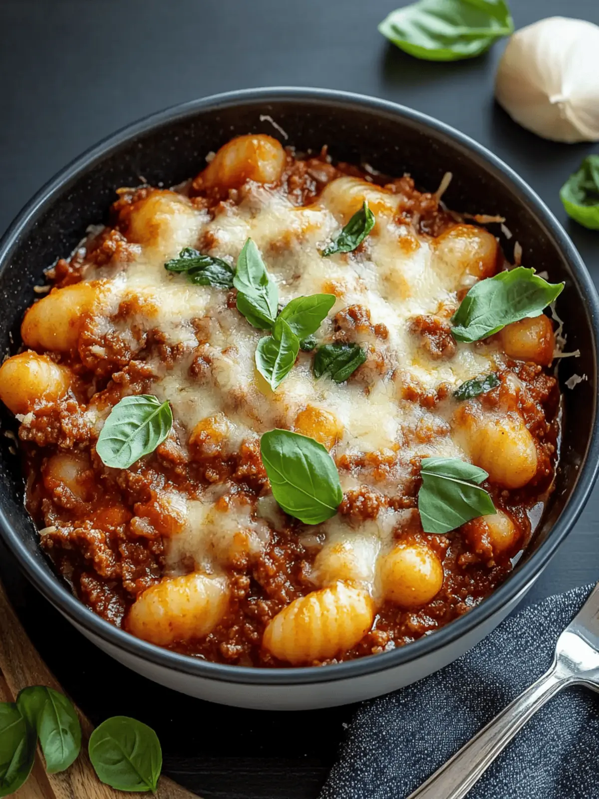 Cheesy Bolognese Gnocchi Bake Your New Favorite Comfort Dish 2 Cheesy Bolognese Gnocchi Bake