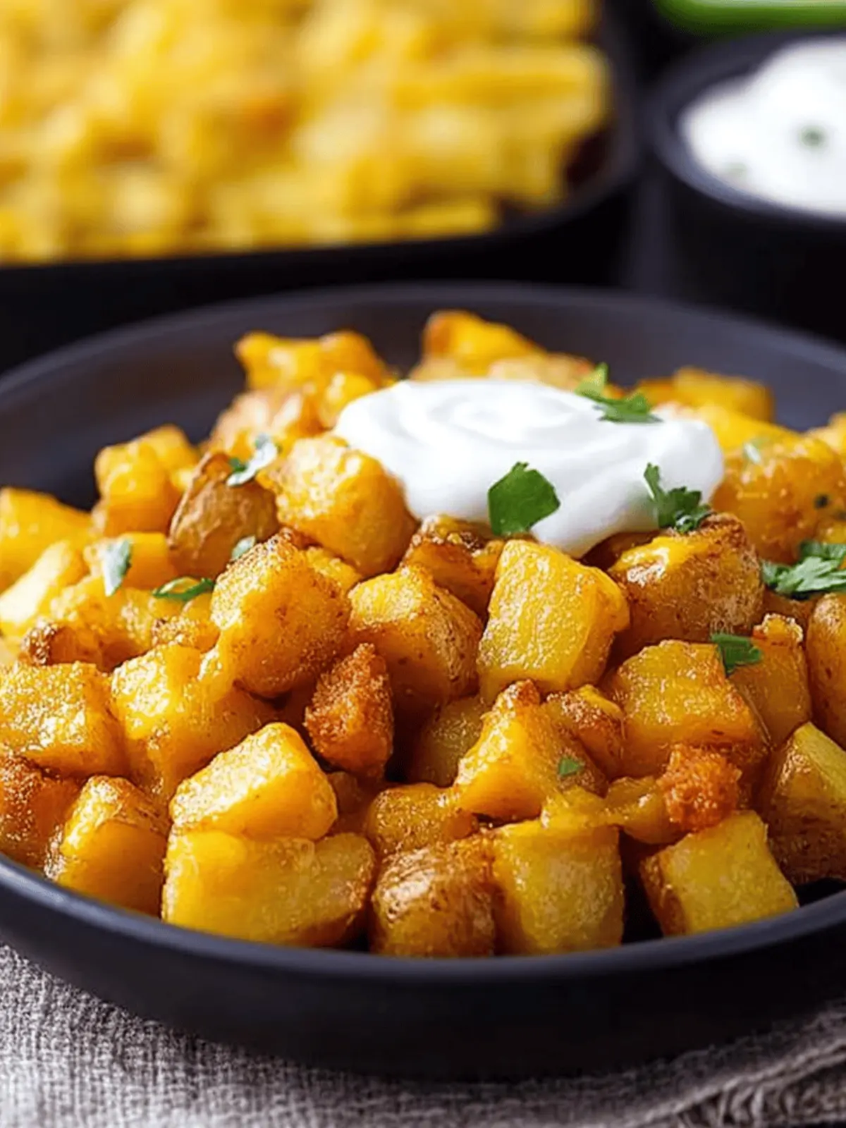 Irresistible Taco Bell Cheesy Fiesta Potatoes at Home! 4 Taco Bell Cheesy Fiesta Potatoes