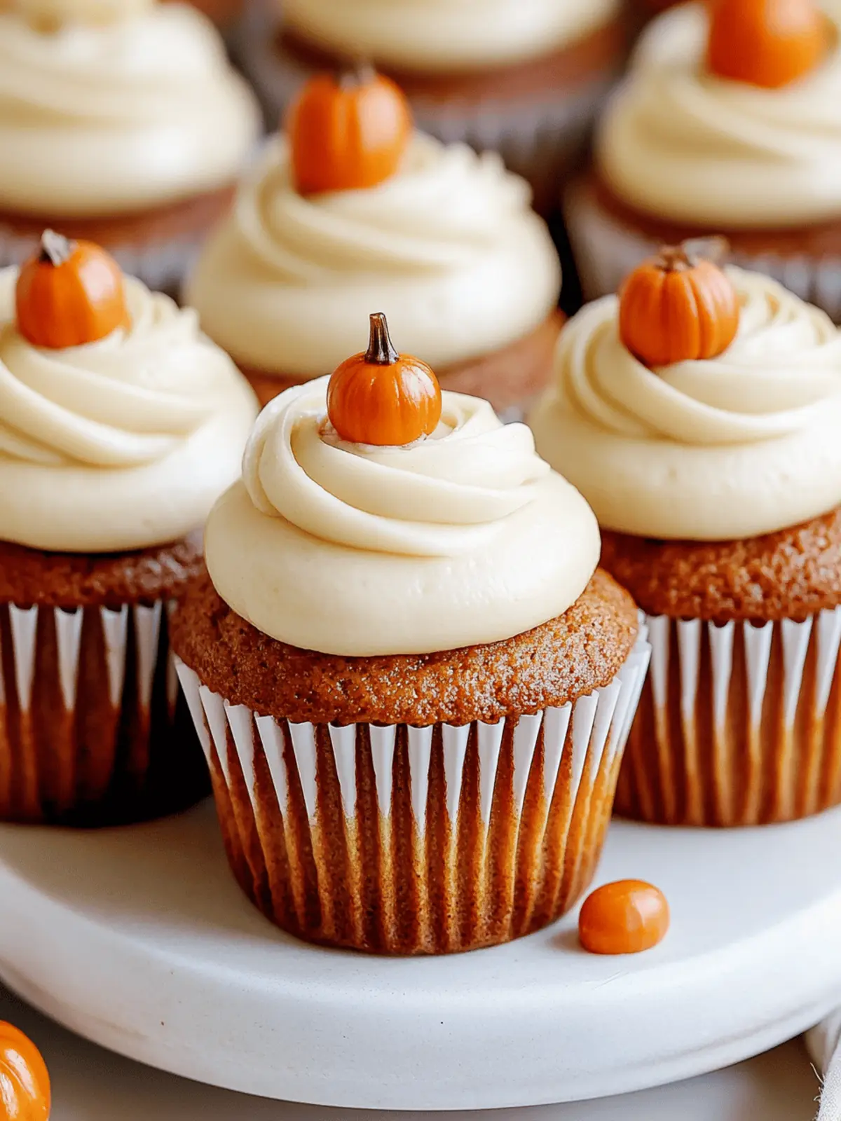 Pumpkin Cupcakes with Creamy Brown Sugar Frosting to Savor 4 Pumpkin Cupcakes