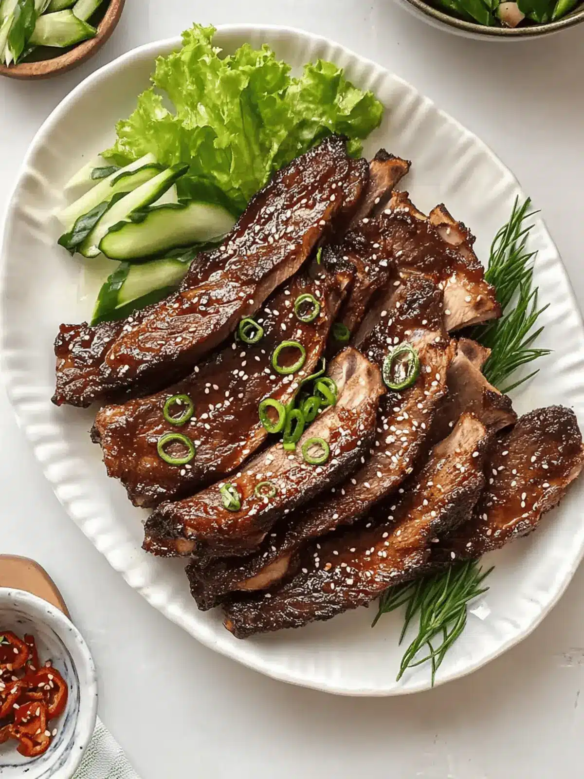 Savor Homemade Korean BBQ Short Ribs Like a Pro Chef 2 Korean BBQ Short Ribs