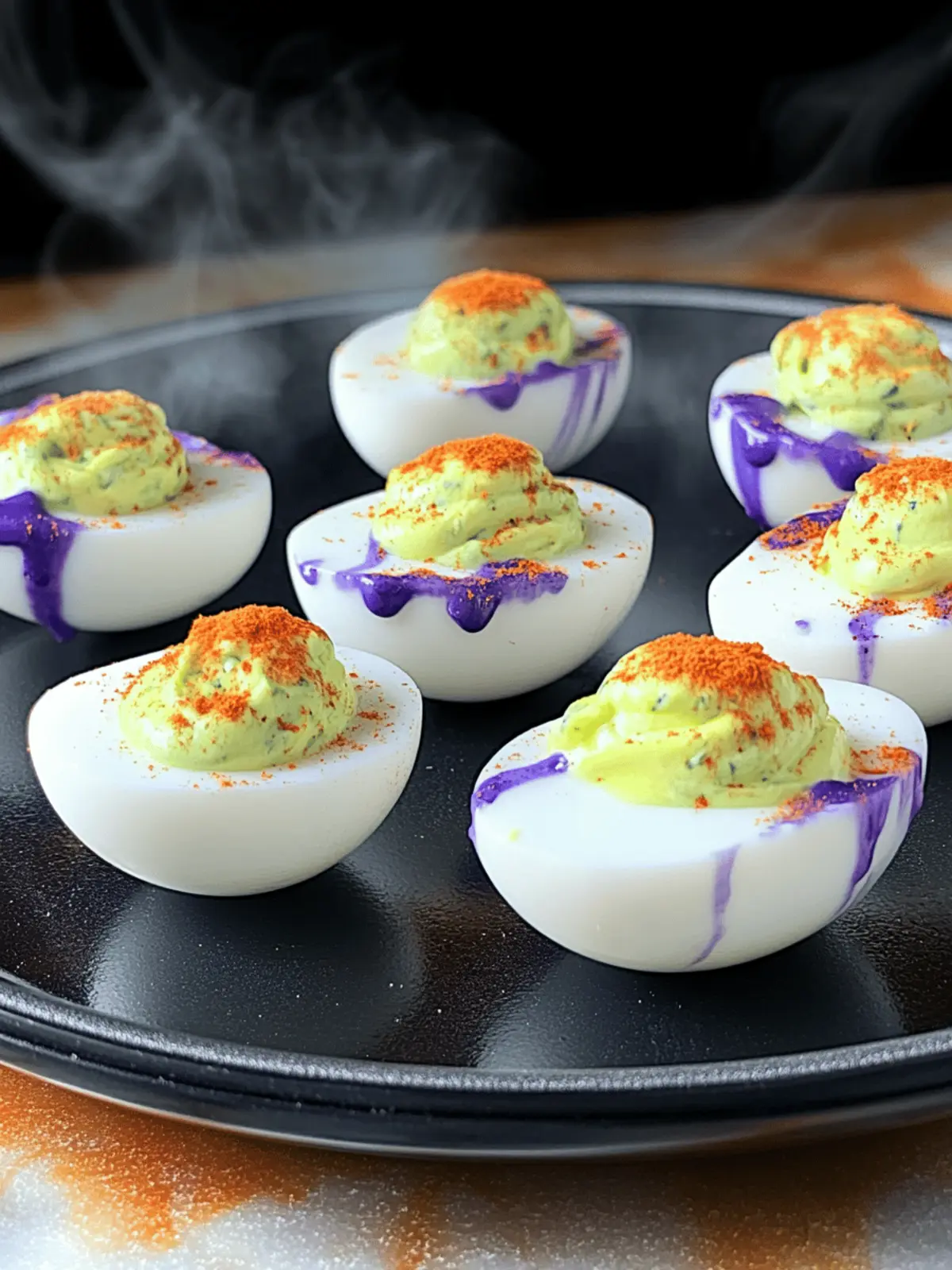 Halloween Deviled Eggs: Creepy Treats for a Spooktacular Party 3 Halloween Deviled Eggs