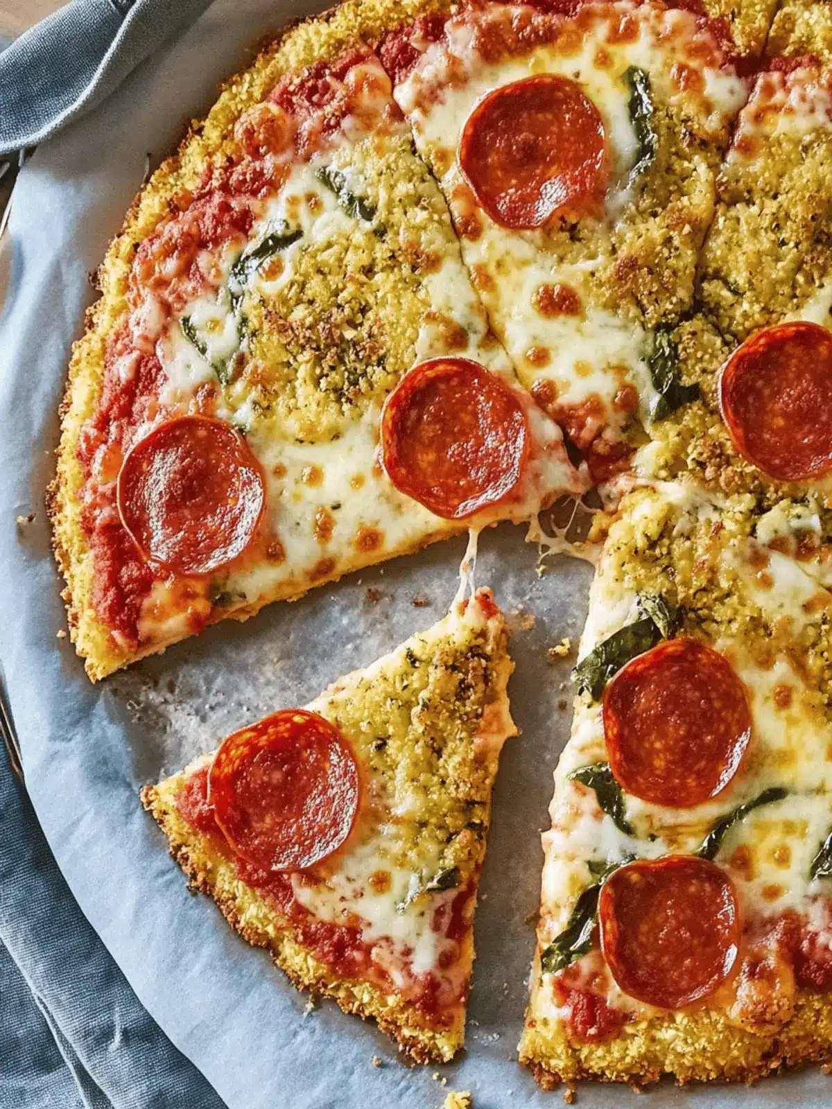 Delicious Cauliflower Pizza Crust: Guilt-Free and Easy! 2 Cauliflower Pizza Crust