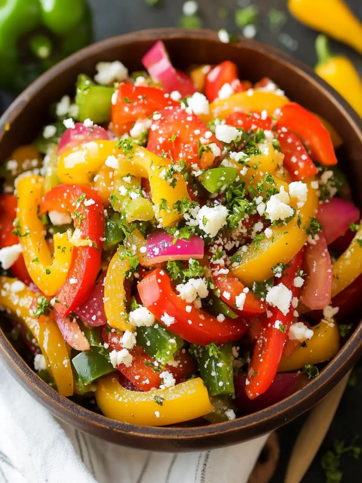 Brighten Your Day with Zesty Three Pepper Salad Delight 4 Three Pepper Salad