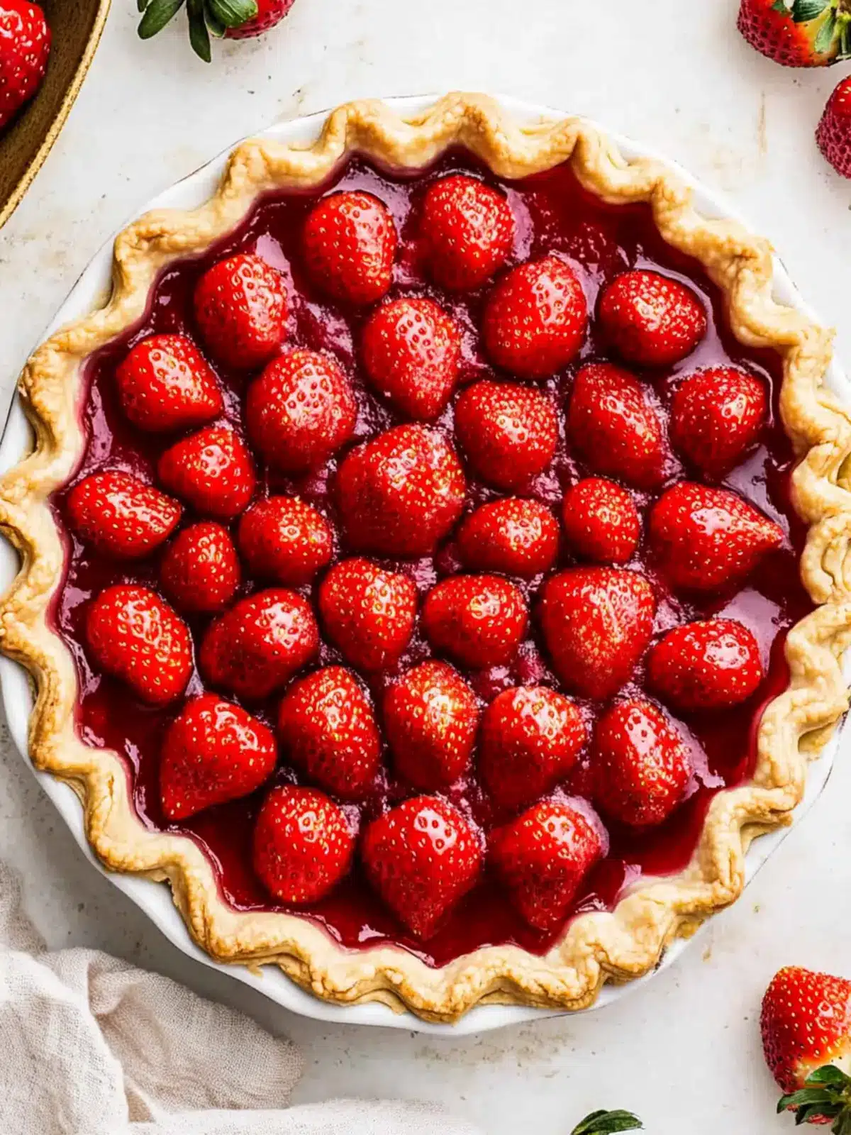 Irresistible Fresh Strawberry Pie Recipe Your Family Will Love 3 Fresh Strawberry Pie