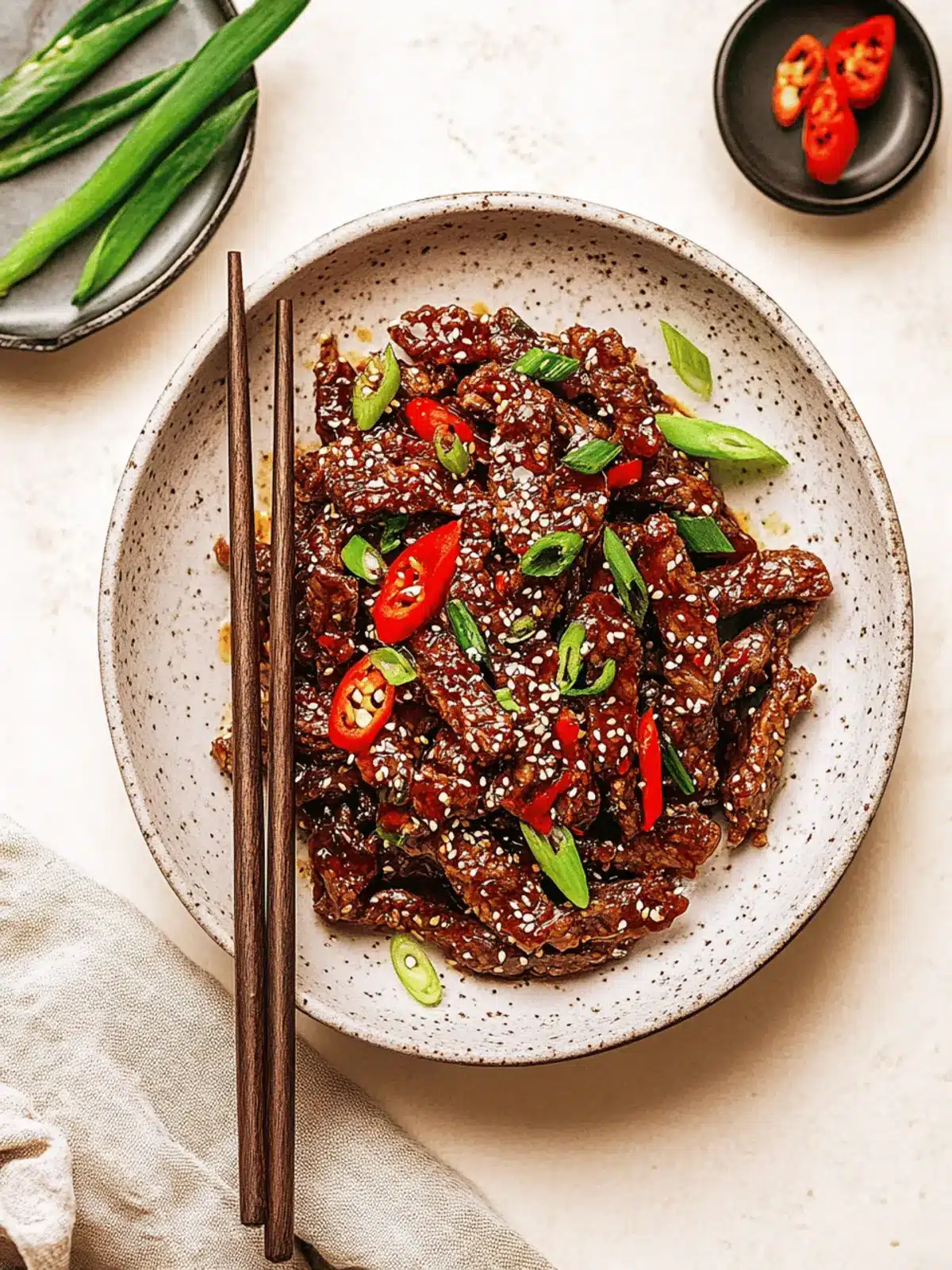 Crispy Shredded Chili Beef: Quick Takeout Flavor at Home 4 Crispy Shredded Chili Beef