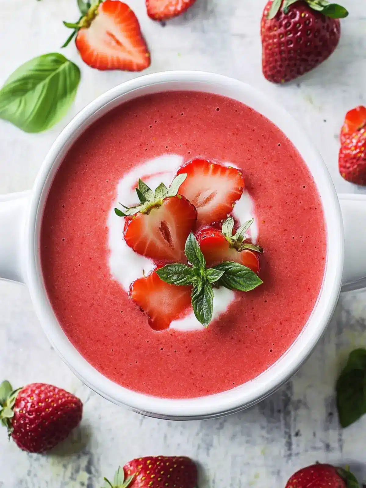 Refreshing Cold Strawberry Soup You ll Love This Summer 4 Cold Strawberry Soup