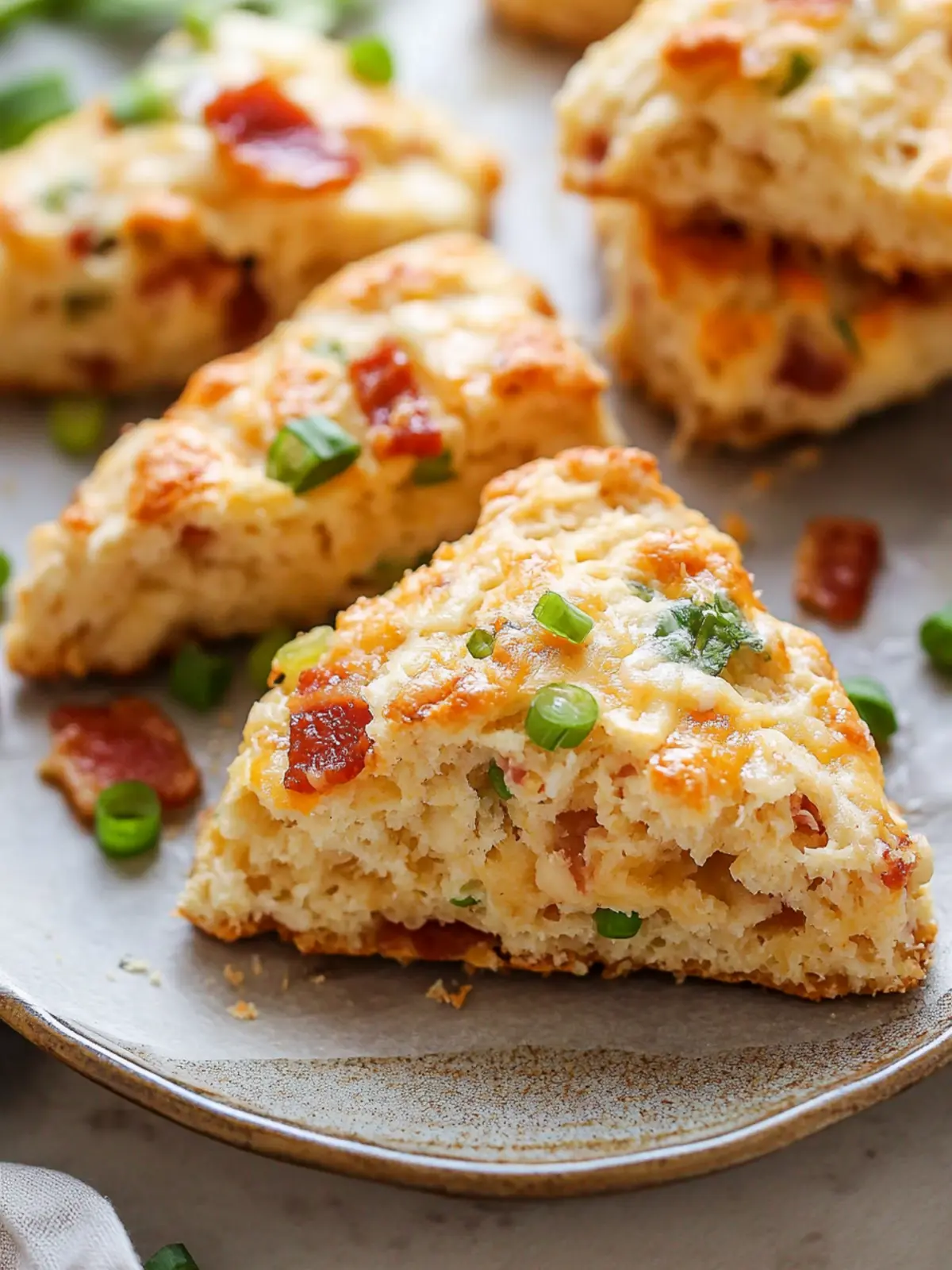 Irresistible Bacon, Cheddar, & Scallion Scones for Anytime Enjoyment 3 Bacon, Cheddar, & Scallion Scones