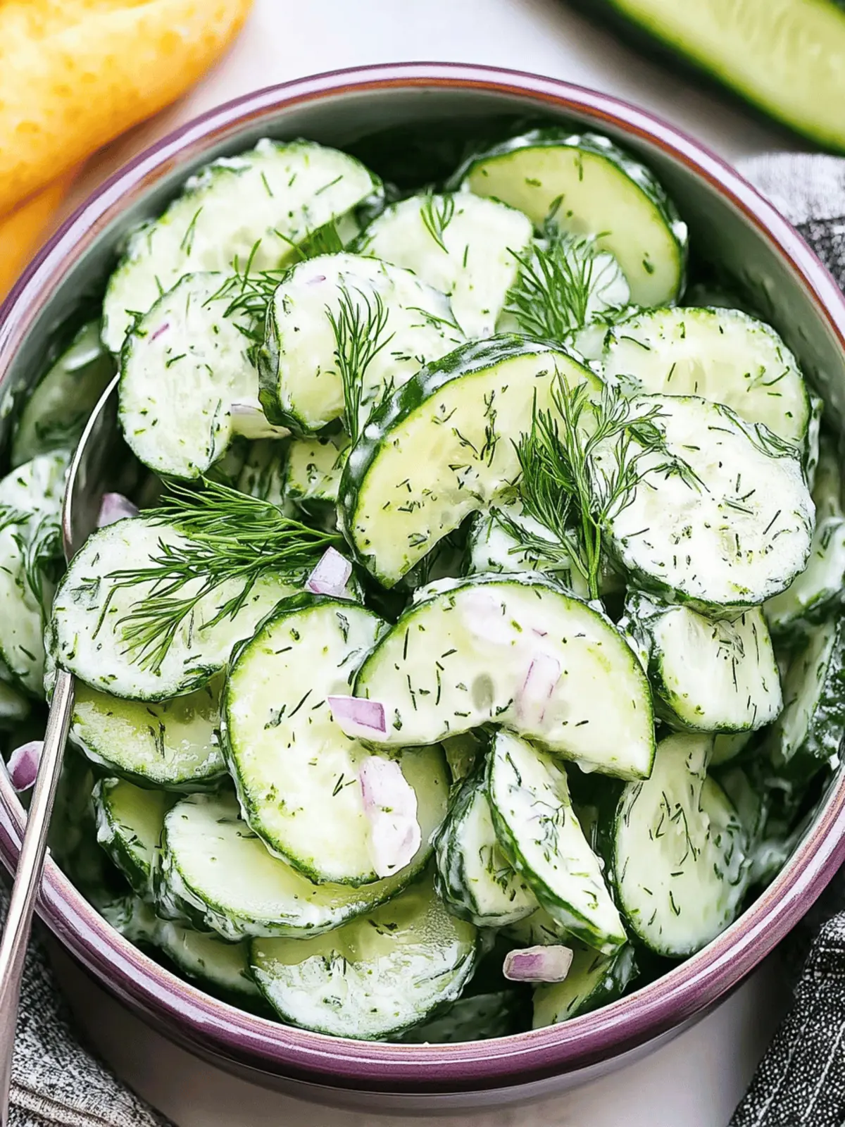 Cucumber Dill Salad: A Refreshing Summer Delight in Minutes 3 Cucumber Dill Salad
