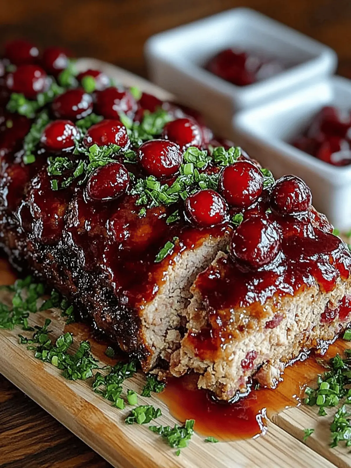 Cranberry Maple Glazed Meatloaf for Heartwarming Meals 4 Cranberry Maple Glazed Meatloaf