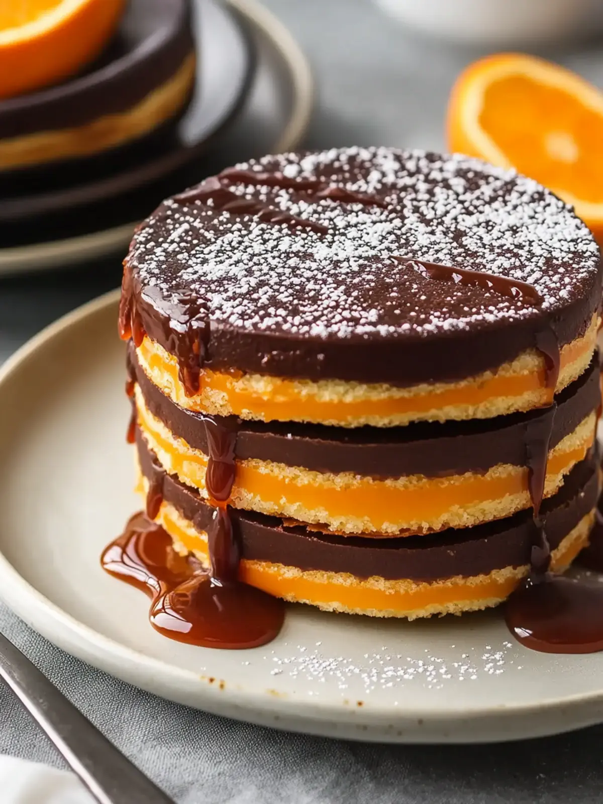 Decadent Jaffa Cakes Cake: A Twist on Your Favorite Treat 4 Jaffa Cakes