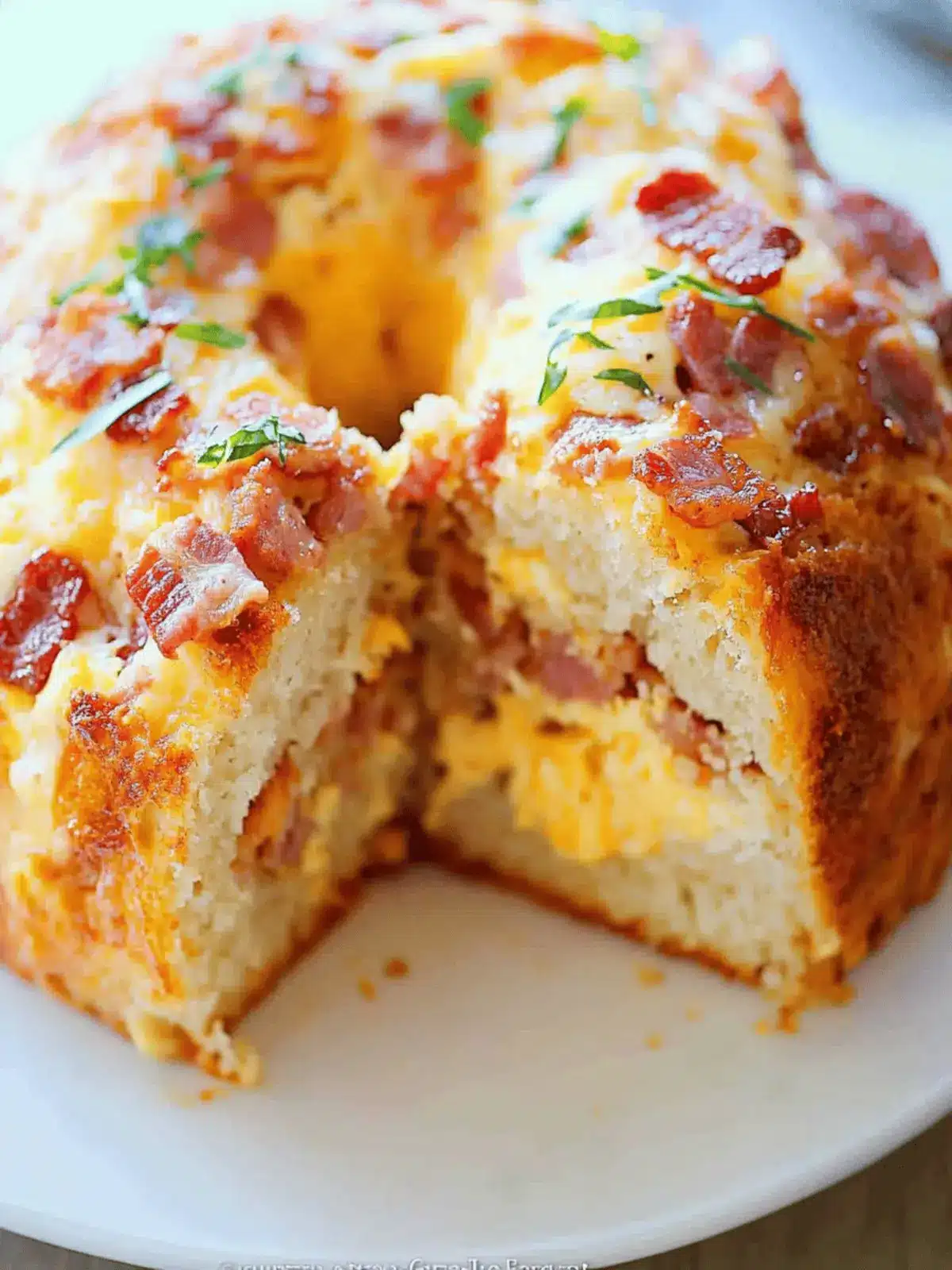 Savor the Morning with Bundt Pan Bacon Egg and Cheese Brunch Bread 3 Bundt Pan Bacon Egg and Cheese Brunch Bread
