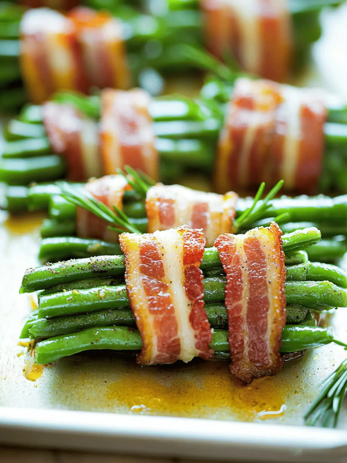 Bacon Green Bean Bundles: Crispy, Savory Bliss Awaits 3 Bacon Green Bean Bundles