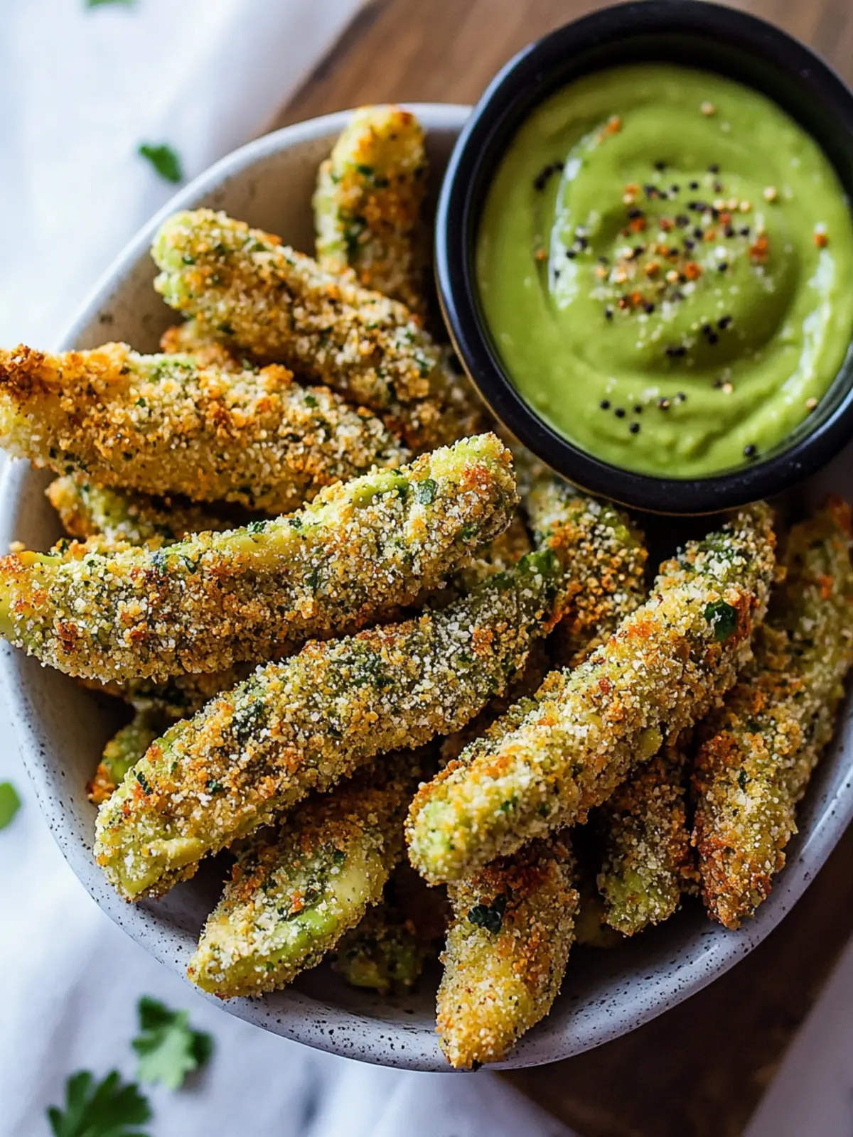 Crispy Vegan Avocado Fries You'll Crave Every Time 2 Vegan Avocado Fries