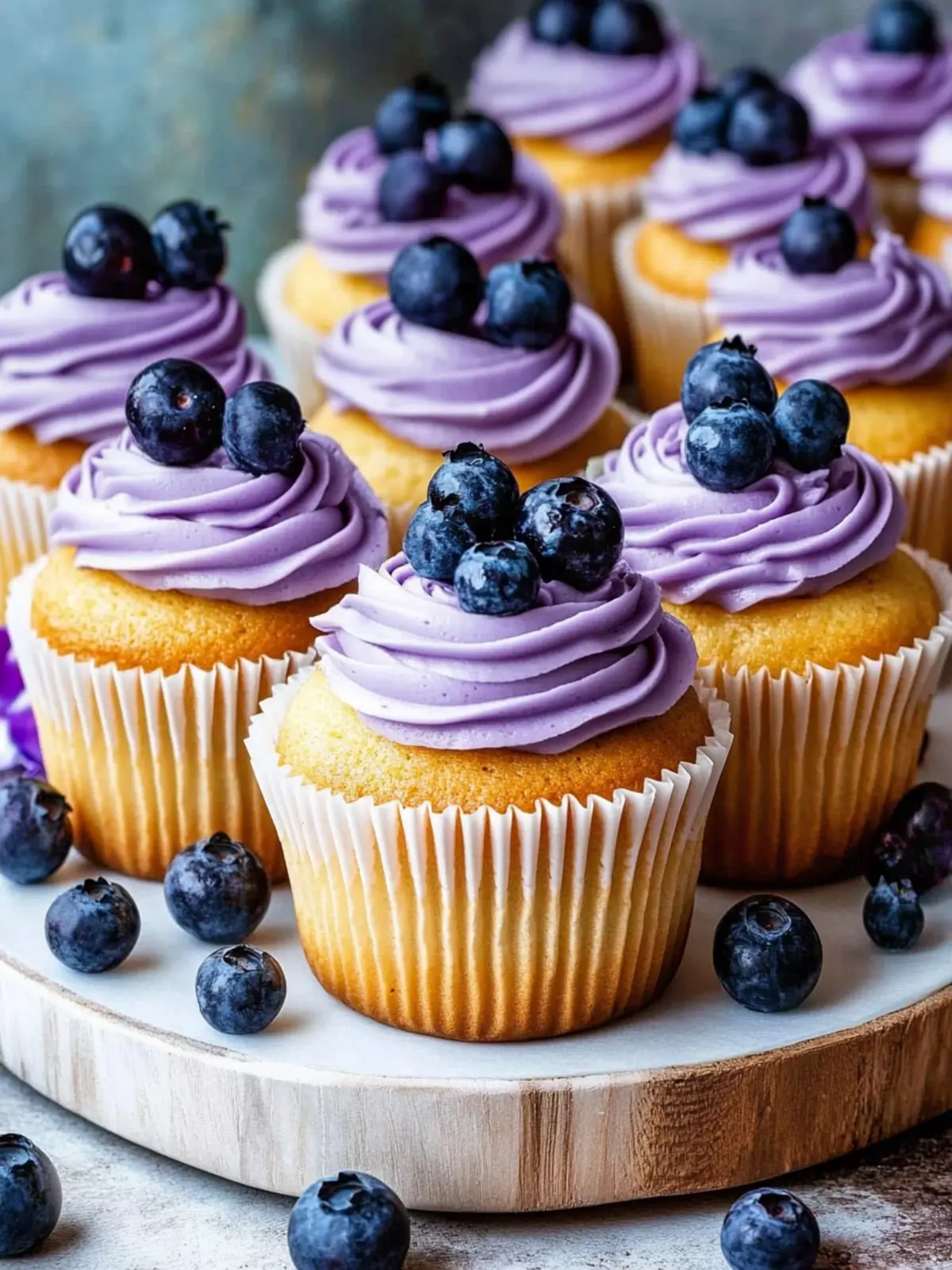 Delicious Blueberry Filled Cupcakes to Brighten Your Day 2 Blueberry Filled Cupcakes