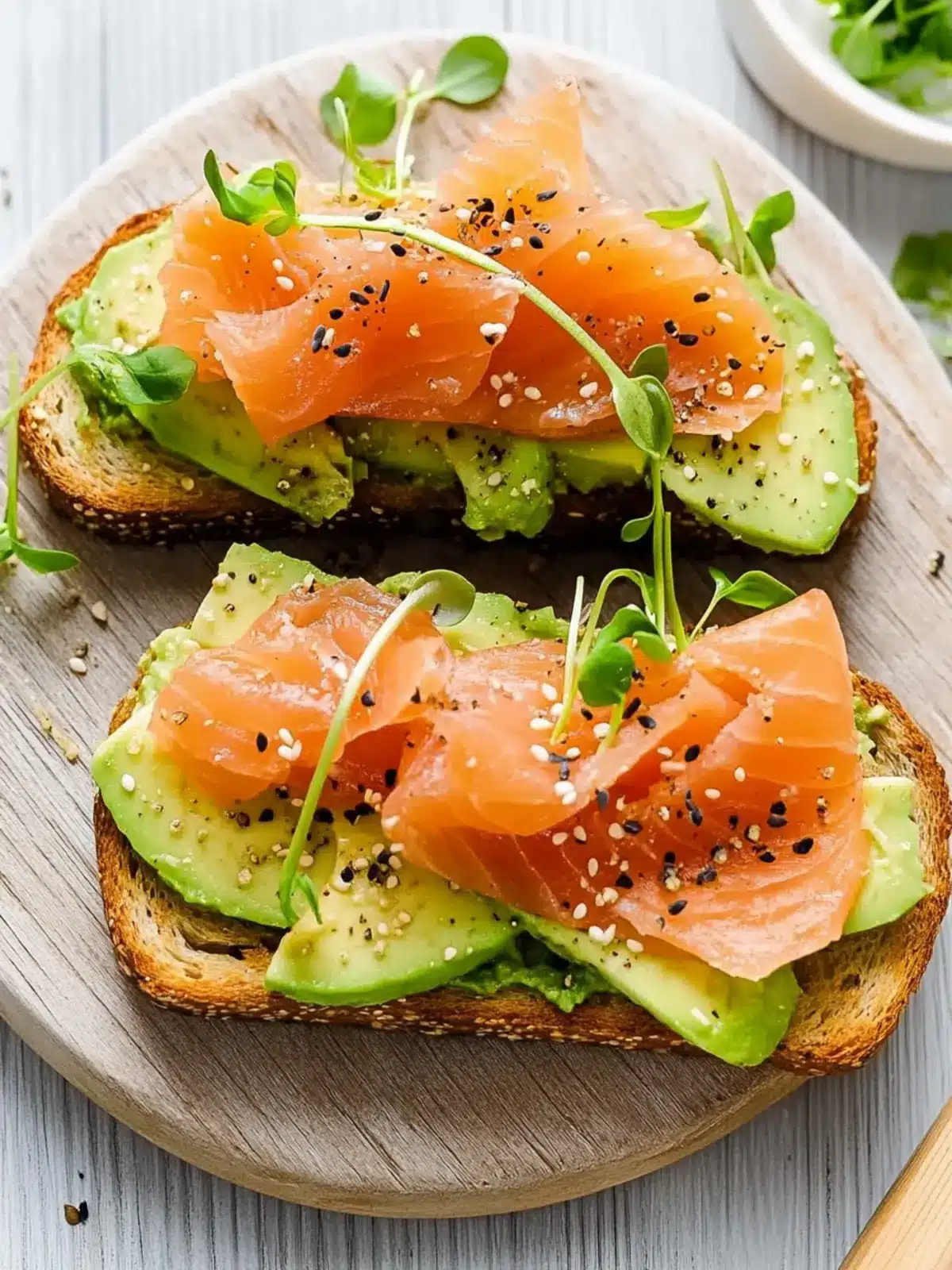 Delicious Avocado Toast with Smoked Salmon for Brunch Bliss 2 Avocado Toast with Smoked Salmon