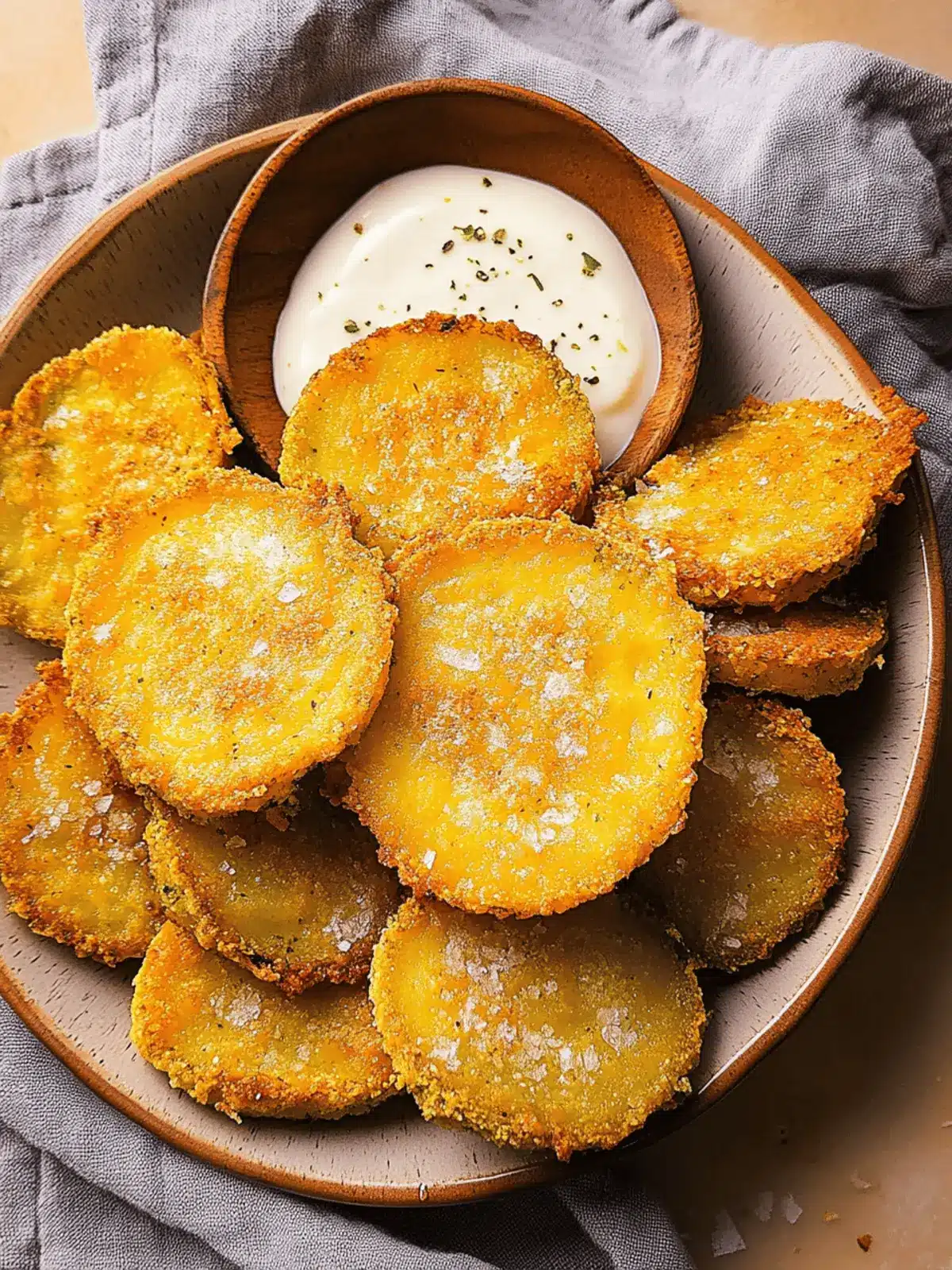 Crispy Fried Green Tomatoes with Spicy Remoulade Bliss 3 Fried Green Tomatoes