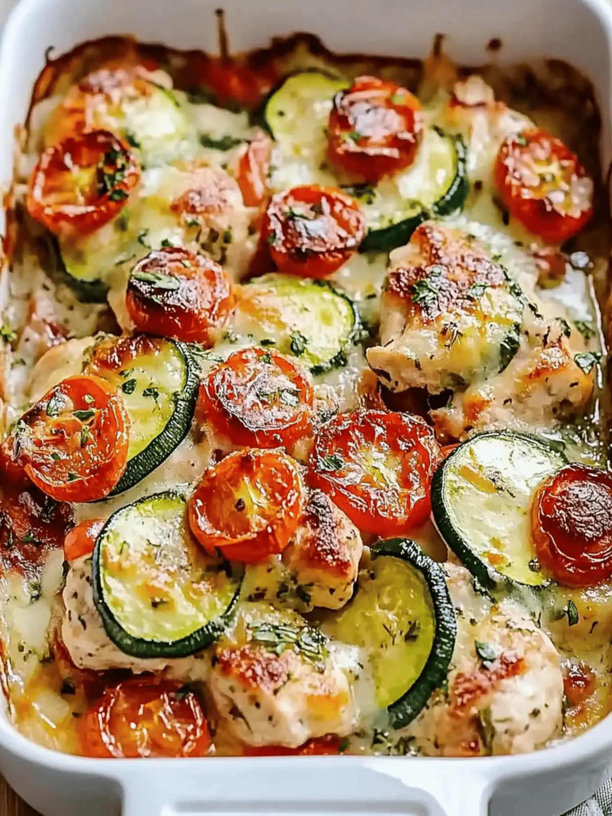 Mediterranean Chicken Zucchini Bake: Healthy Dinner Bliss 4 Mediterranean Chicken Zucchini Bake