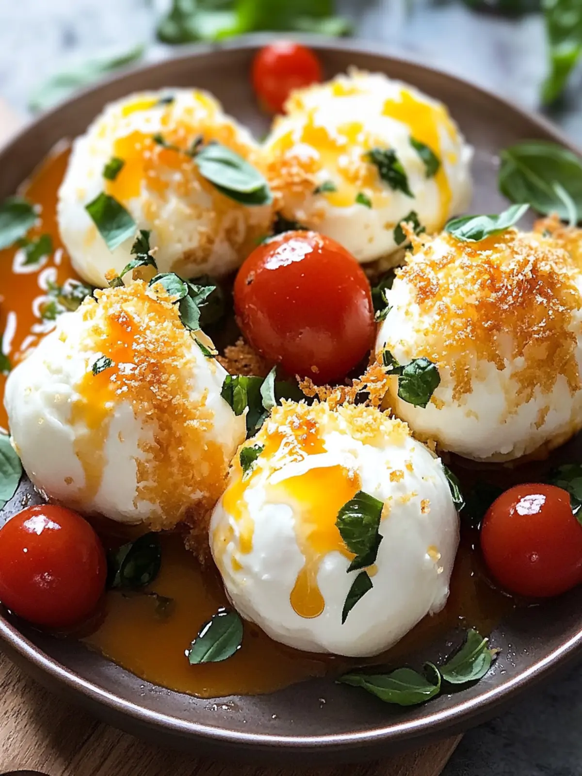 Irresistible Fried Burrata with Spicy Dipping Sauce 3 Fried Burrata