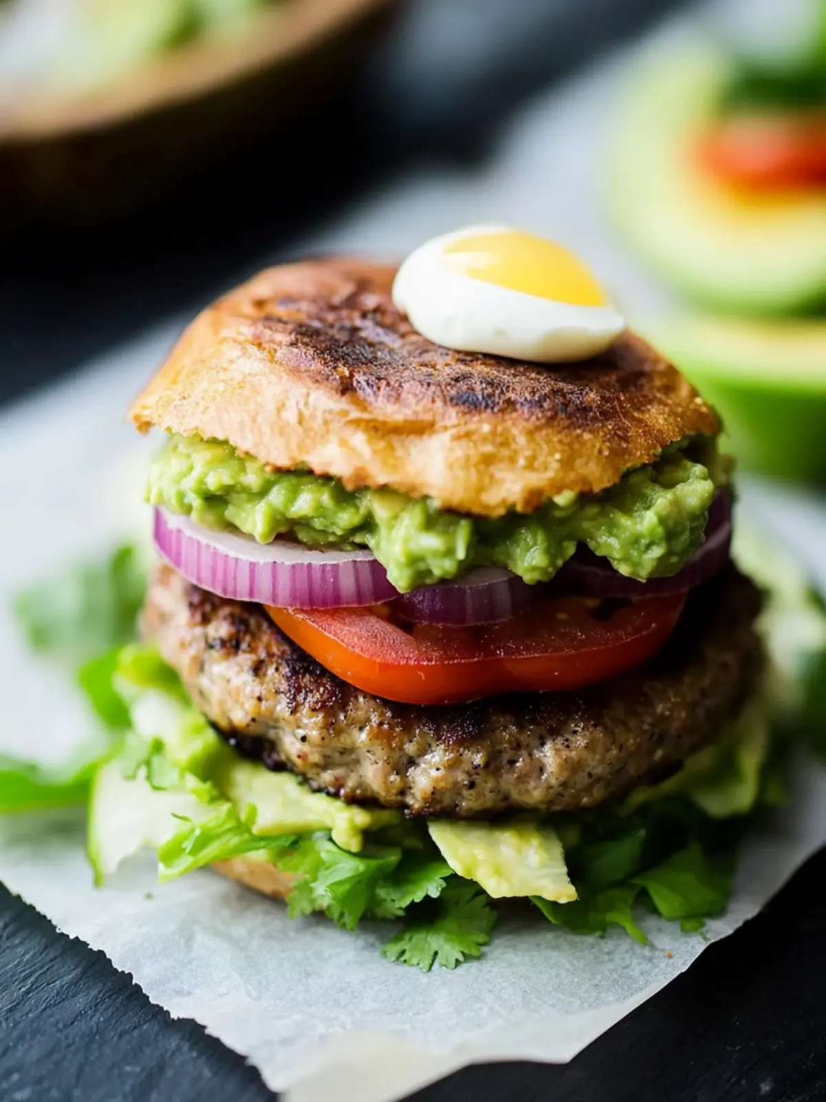Delicious Paleo Turkey Burgers with Guacamole Magic 2 Paleo Turkey Burgers with Guacamole