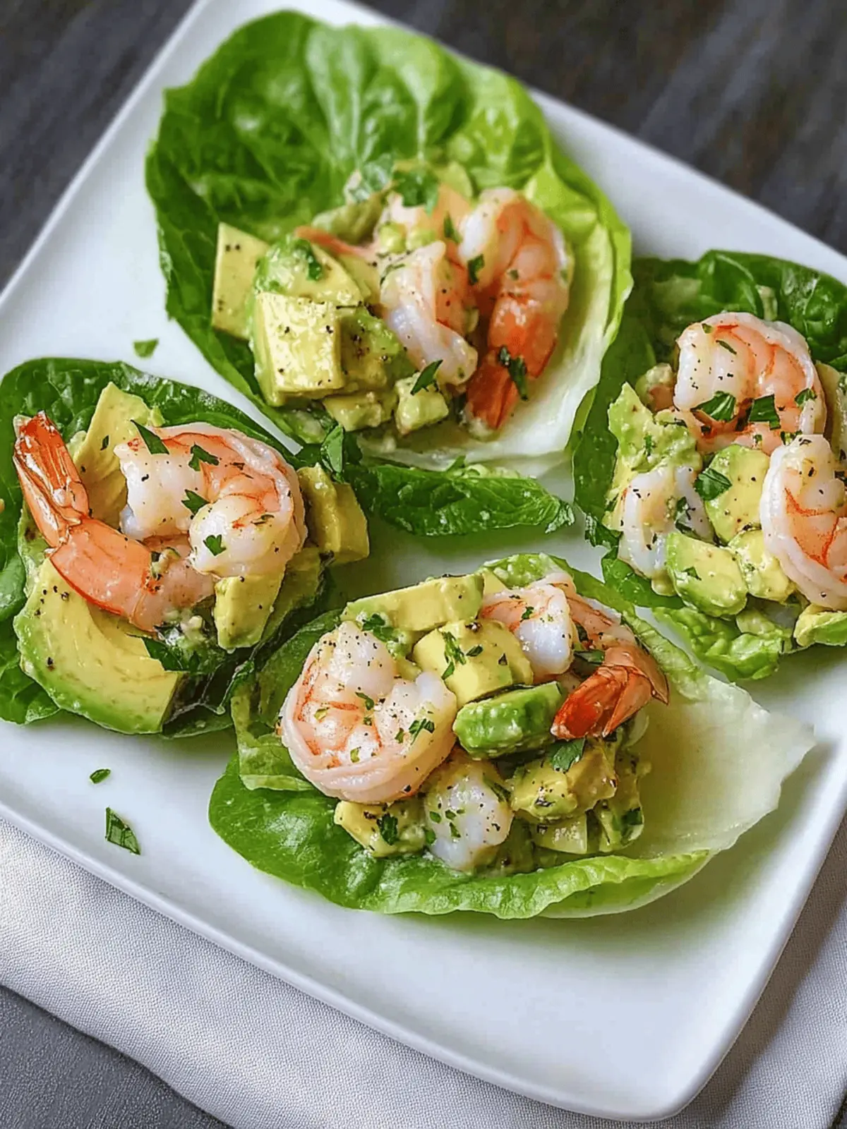 Savory Shrimp and Avocado Salad Lettuce Wraps in 15 Minutes 2 Shrimp and Avocado Salad Lettuce Wraps