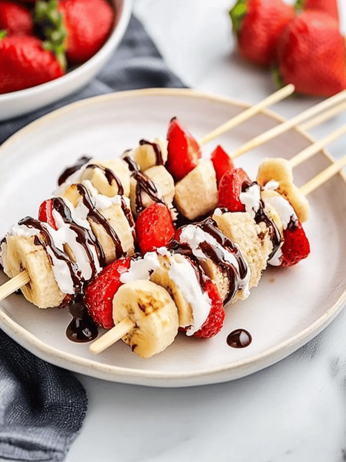Banana Split Kabobs: Your Must-Try Summer Dessert Delight 2 Banana Split Kabobs
