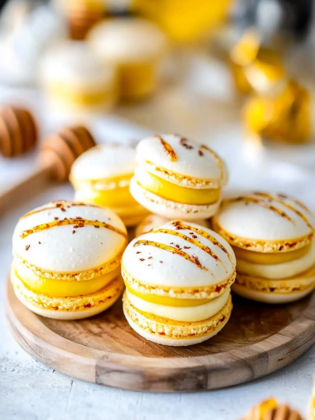 Master the Art of Honey Macarons: A Blissful Treat! 3 Honey Macarons